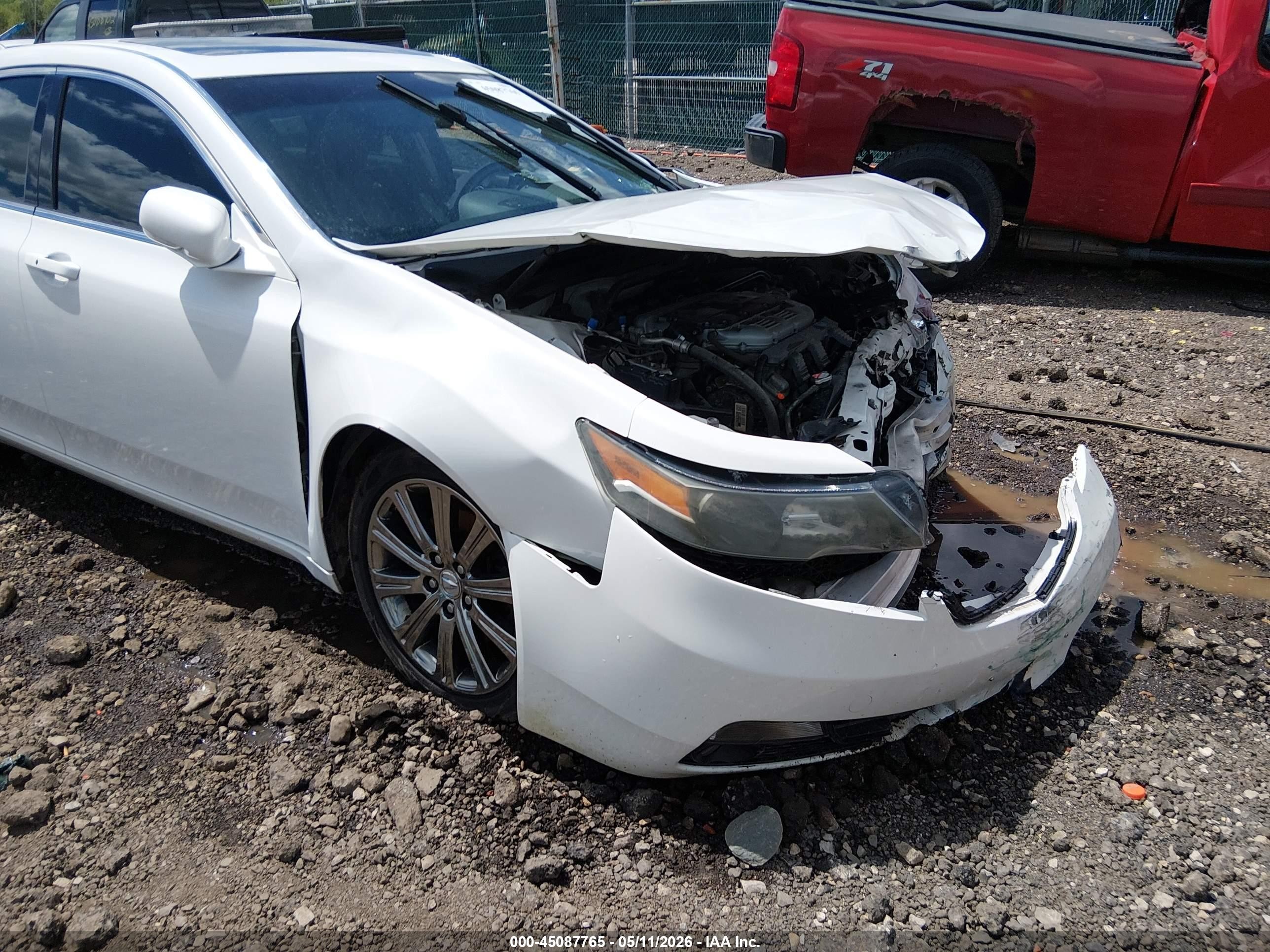2013 Acura Tl 3.5 Special Edition White vin: 19UUA8F33DA018542