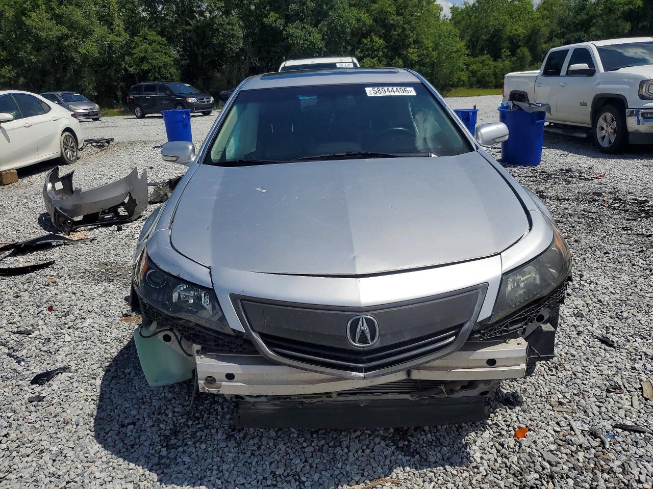 2013 Acura Tl Se Silver vin: 19UUA8F34DA018565