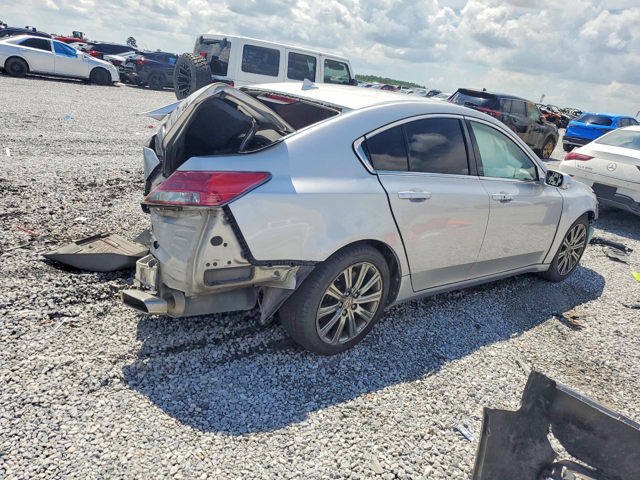2013 Acura Tl Se Silver vin: 19UUA8F34DA018565