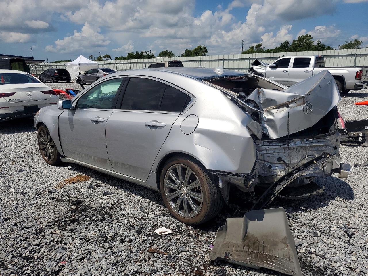 2013 Acura Tl Se Silver vin: 19UUA8F34DA018565