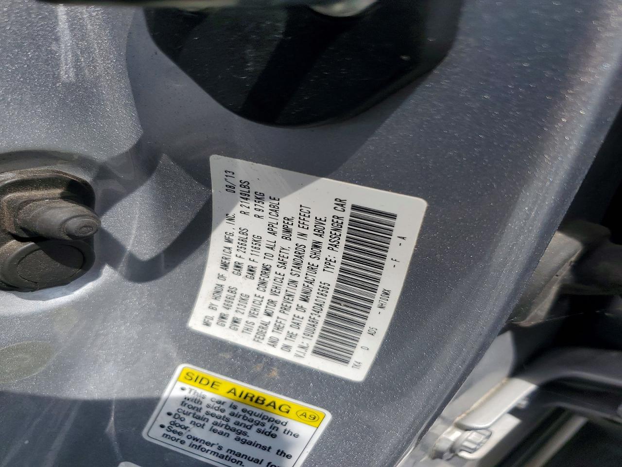 2013 Acura Tl Se Silver vin: 19UUA8F34DA018565