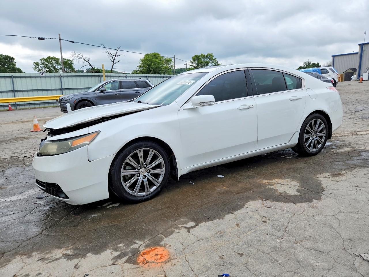 2014 Acura Tl Se White vin: 19UUA8F36EA000487