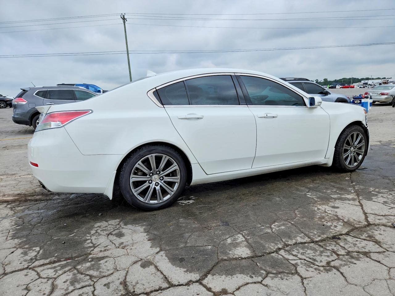 2014 Acura Tl Se White vin: 19UUA8F36EA000487