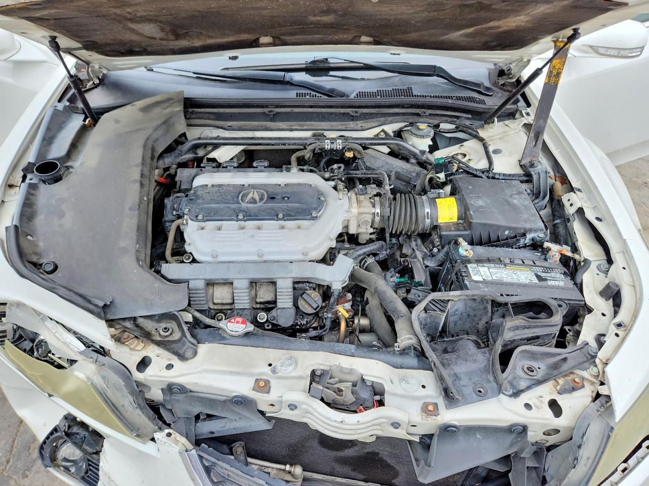2014 Acura Tl Se White vin: 19UUA8F36EA000487