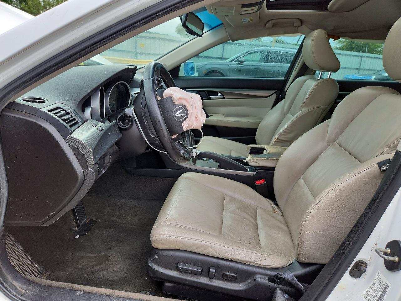 2014 Acura Tl Se White vin: 19UUA8F36EA000487