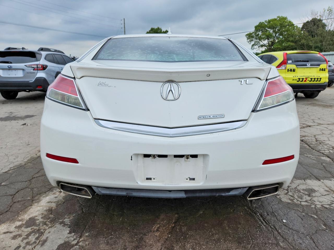 2014 Acura Tl Se White vin: 19UUA8F36EA000487