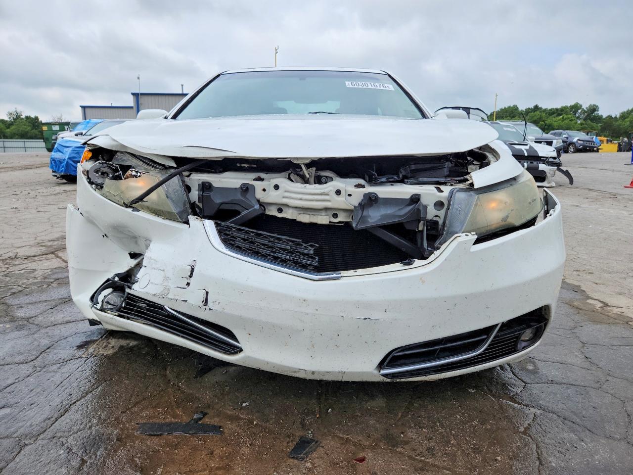 2014 Acura Tl Se White vin: 19UUA8F36EA000487
