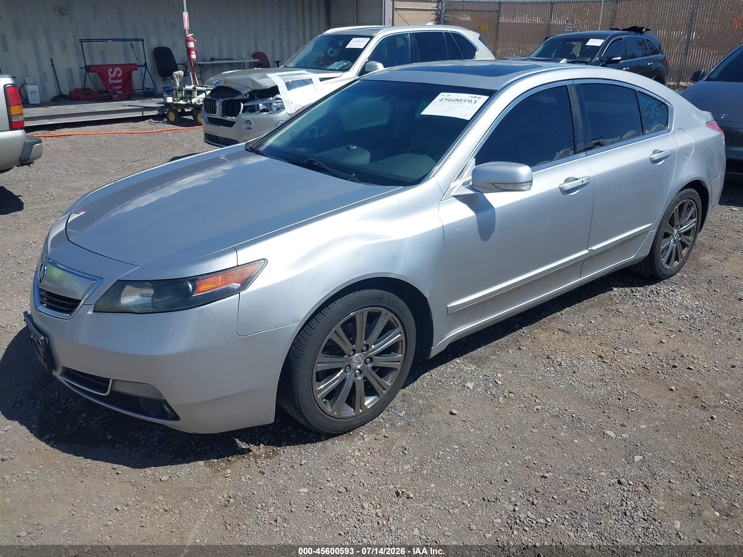 2014 Acura Tl 3.5 Special Edition Silver vin: 19UUA8F38EA002239