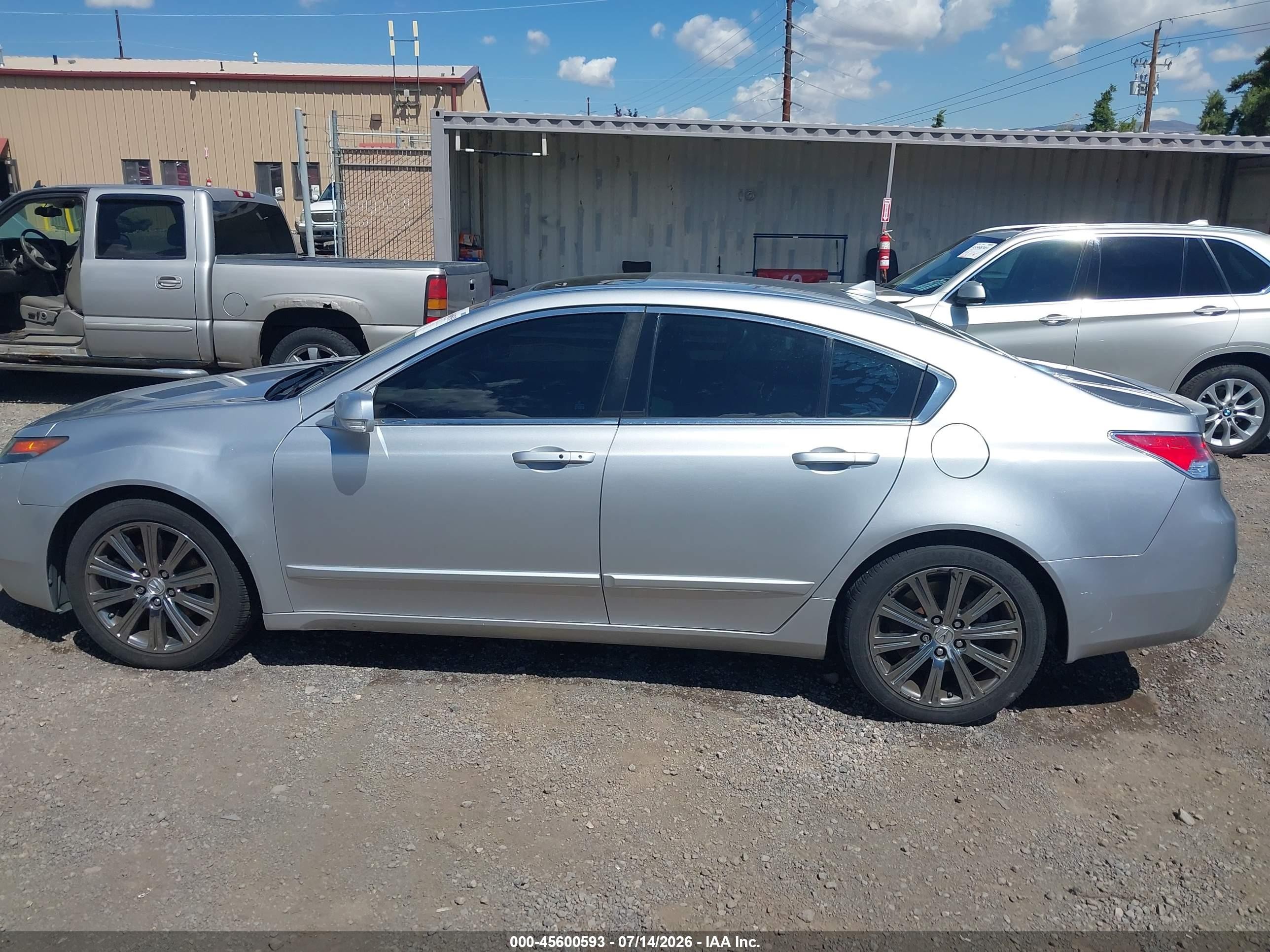 2014 Acura Tl 3.5 Special Edition Silver vin: 19UUA8F38EA002239