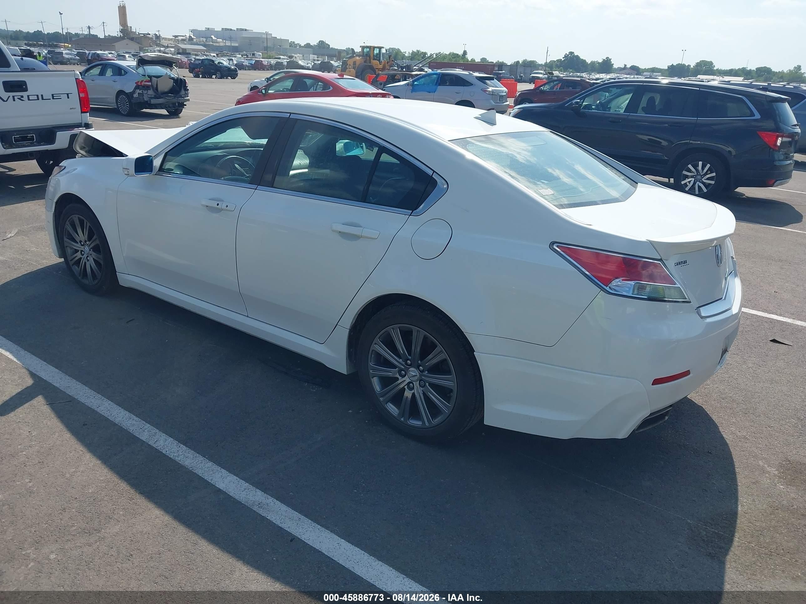 2013 Acura Tl 3.5 Special Edition White vin: 19UUA8F39DA018304
