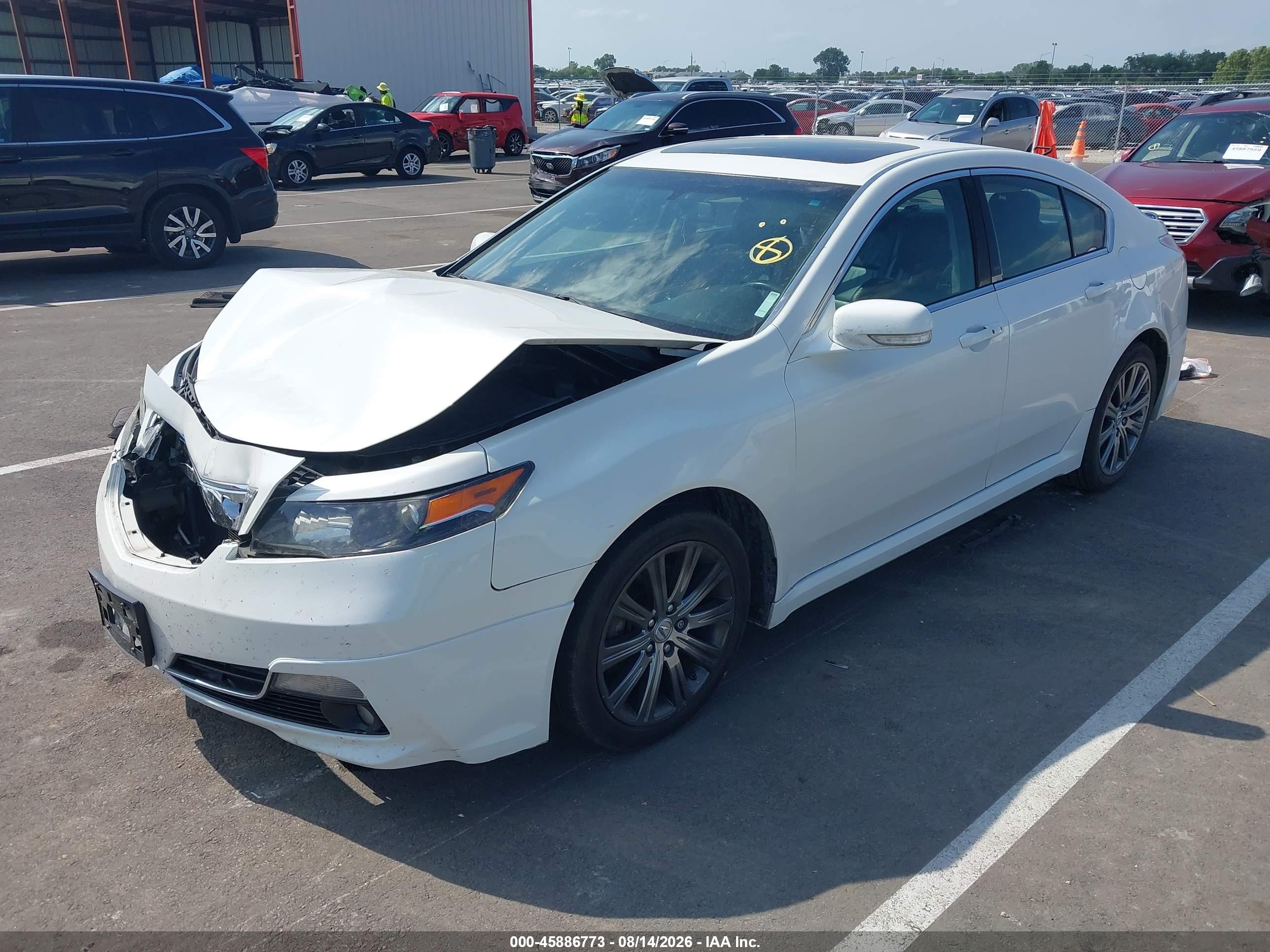 2013 Acura Tl 3.5 Special Edition White vin: 19UUA8F39DA018304