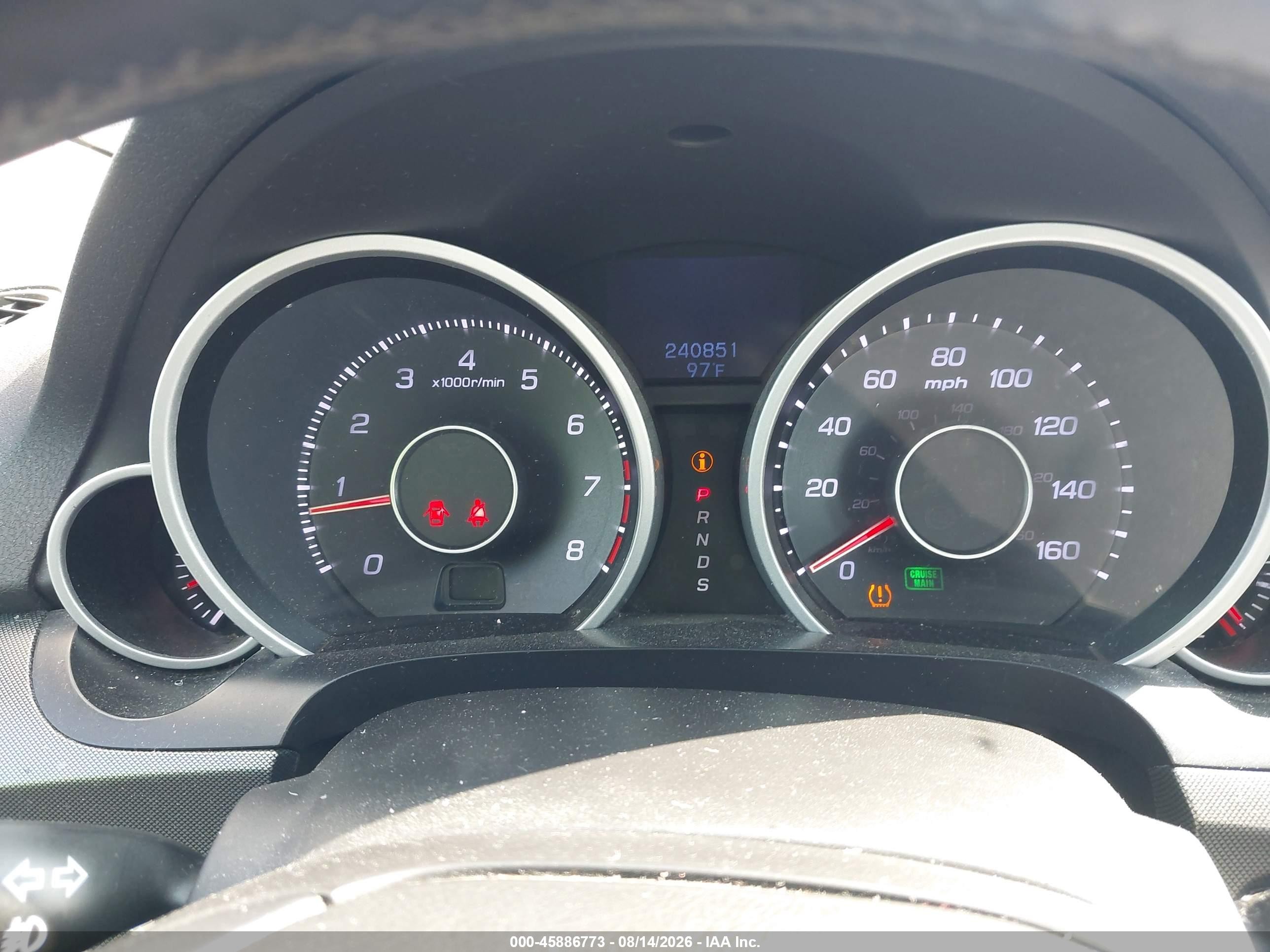 2013 Acura Tl 3.5 Special Edition White vin: 19UUA8F39DA018304