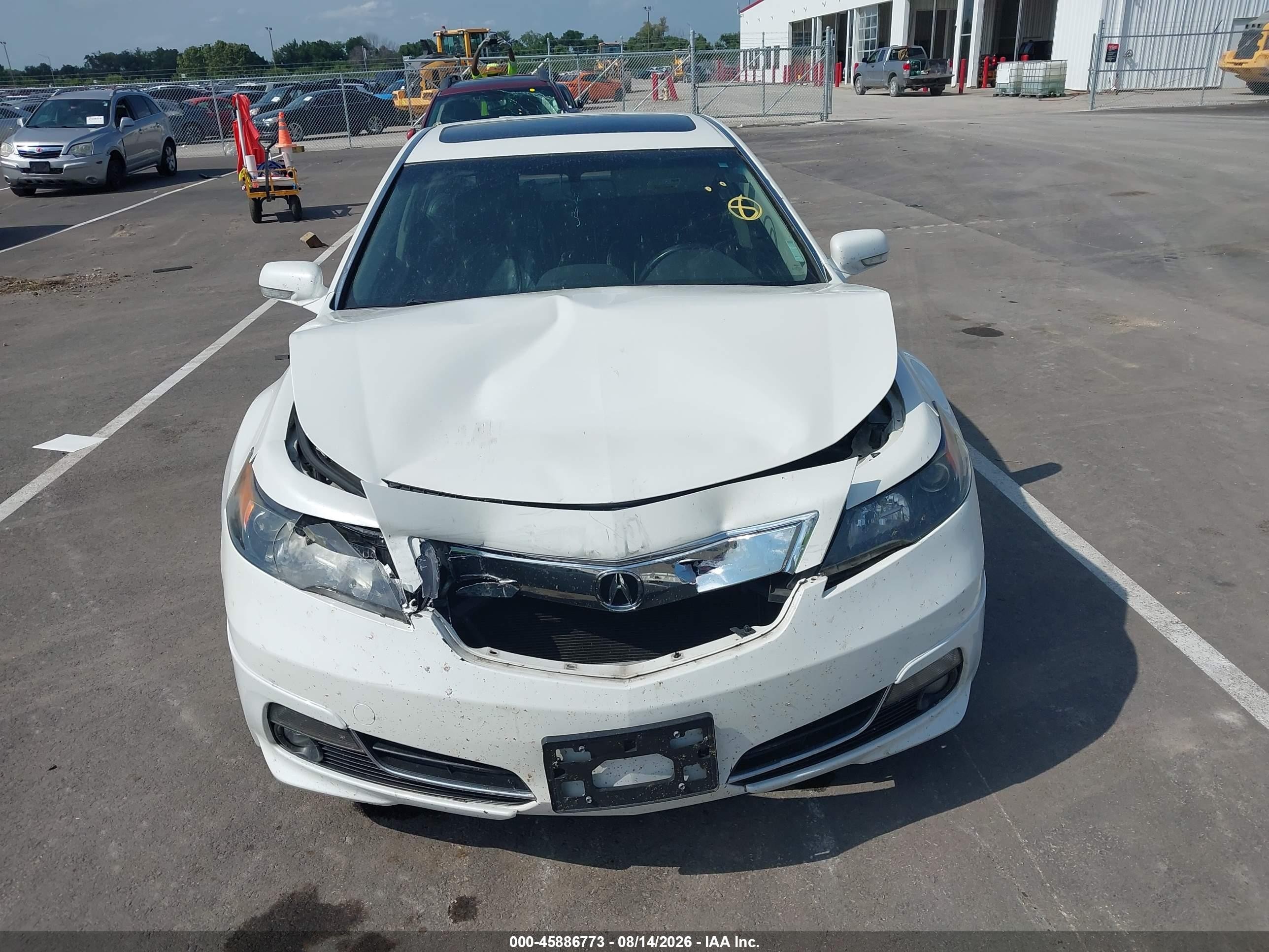 2013 Acura Tl 3.5 Special Edition White vin: 19UUA8F39DA018304