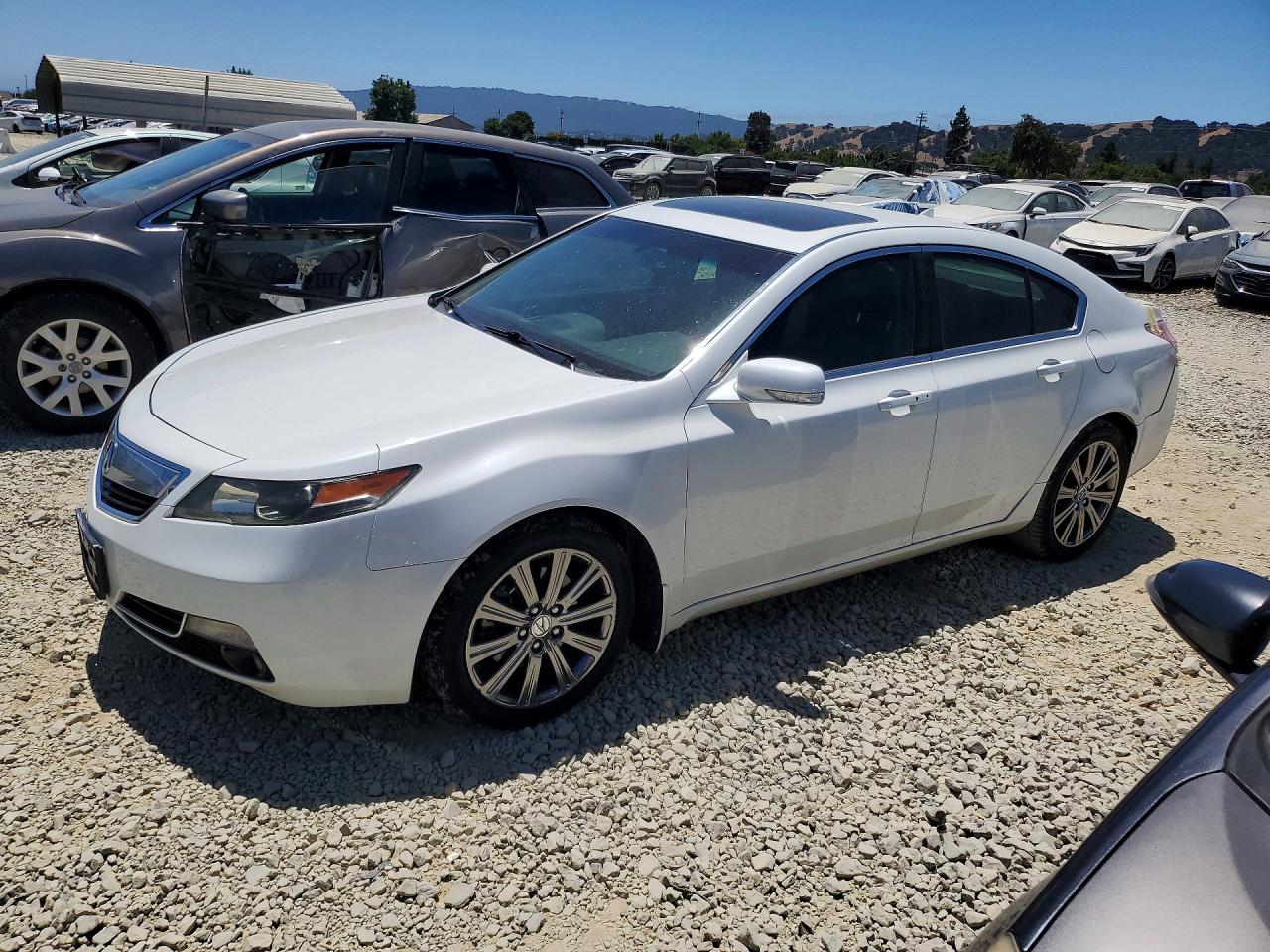 2014 Acura Tl Se Белый vin: 19UUA8F39EA001505