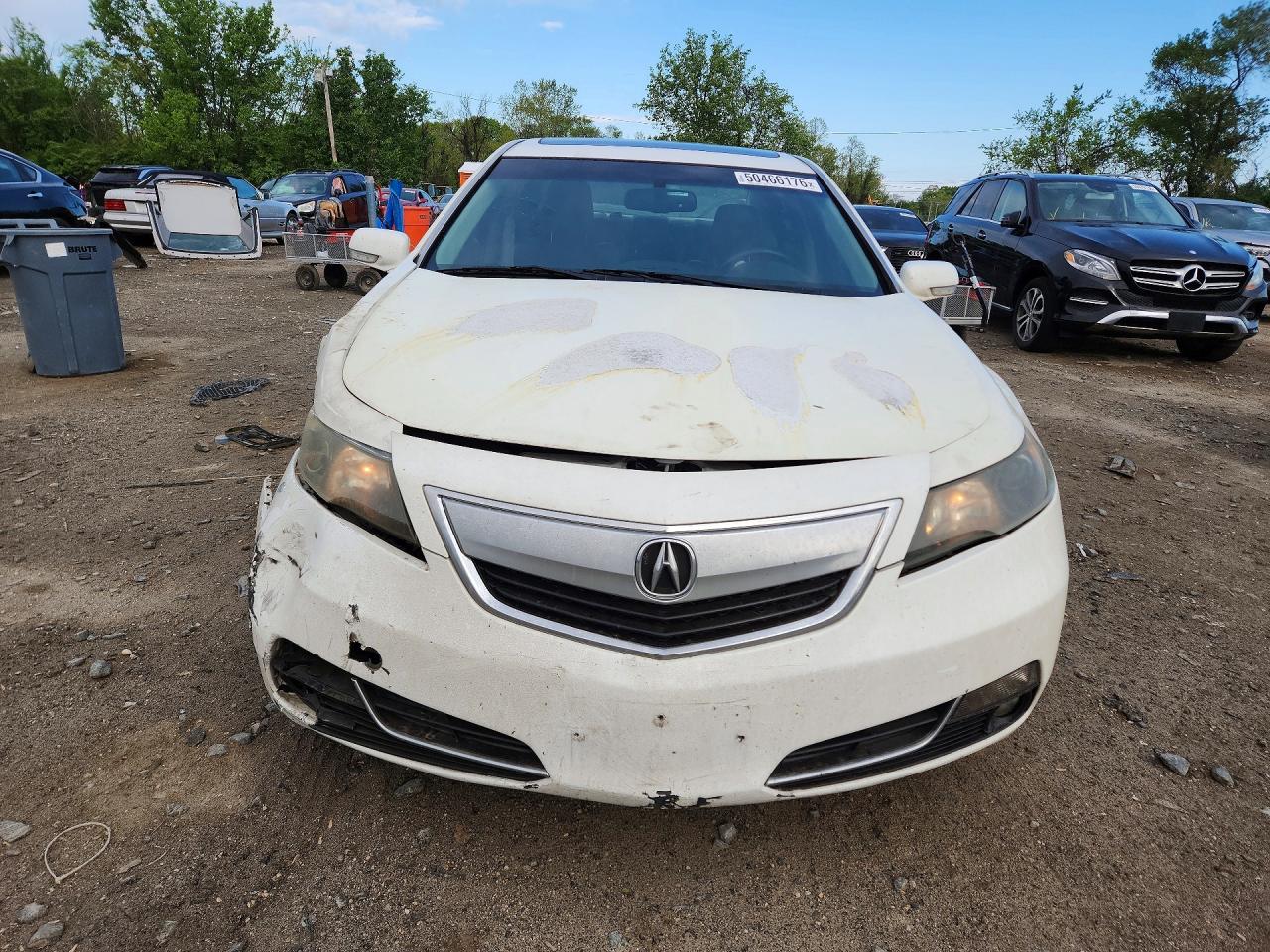 2014 Acura Tl Se Белый vin: 19UUA8F3XEA003280
