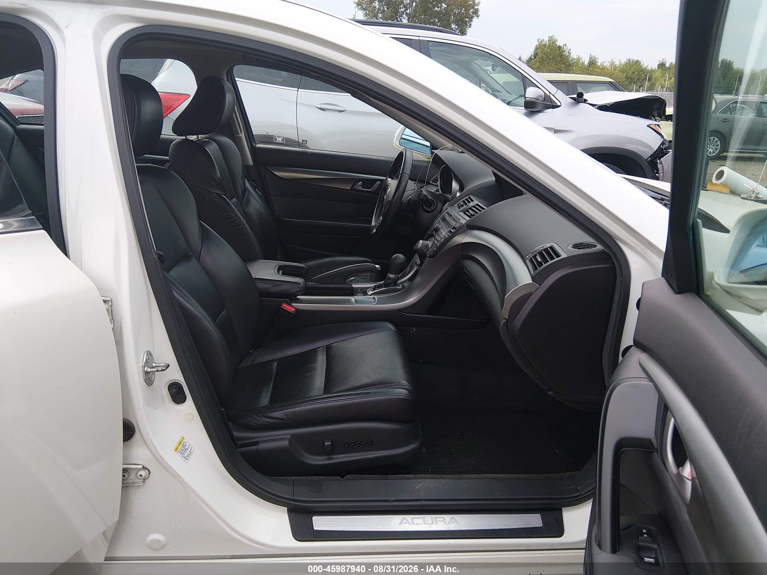 2010 Acura Tl 3.5 White vin: 19UUA8F50AA007026