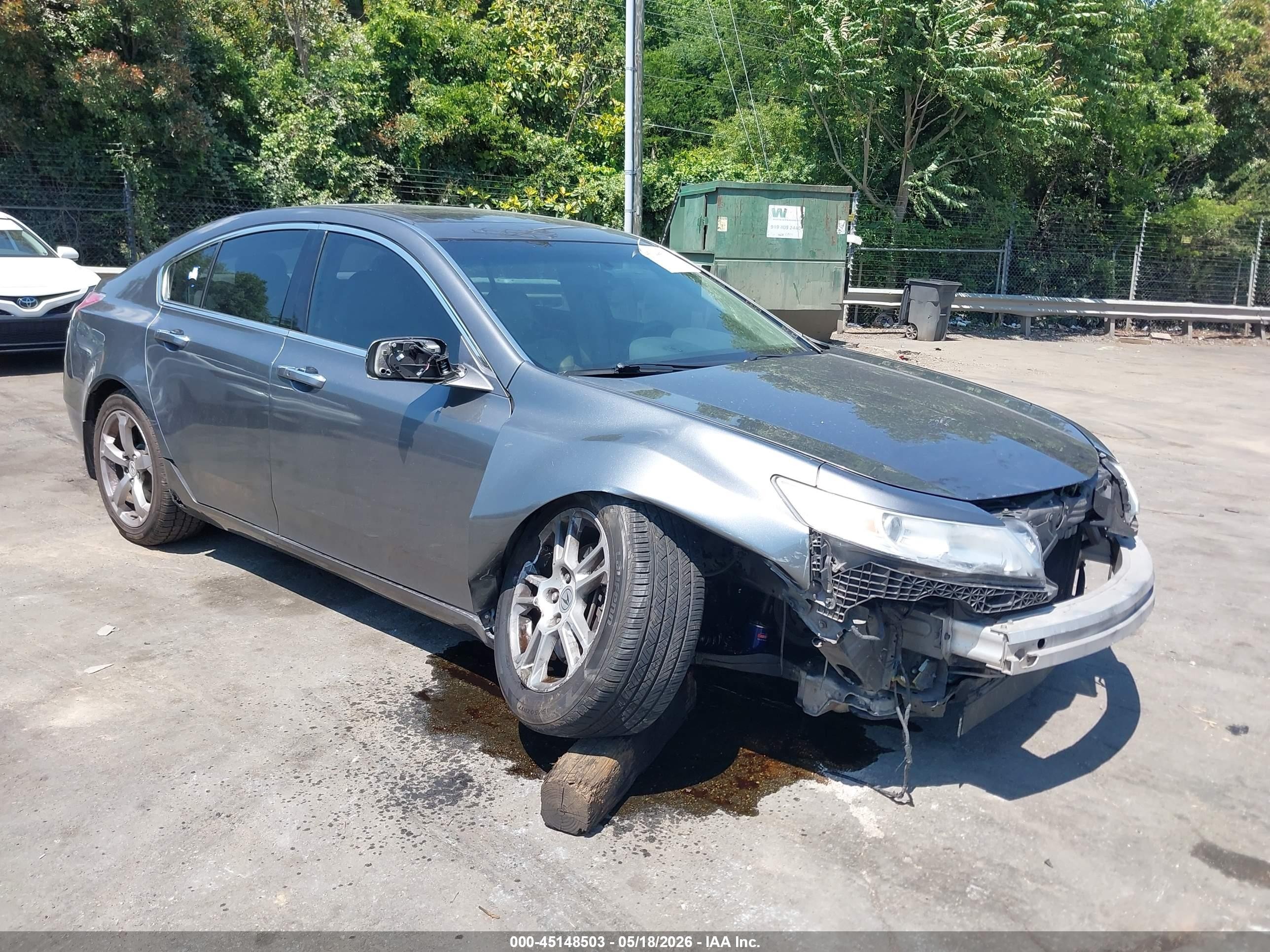 2010 Acura Tl 3.5 Gray vin: 19UUA8F50AA010038
