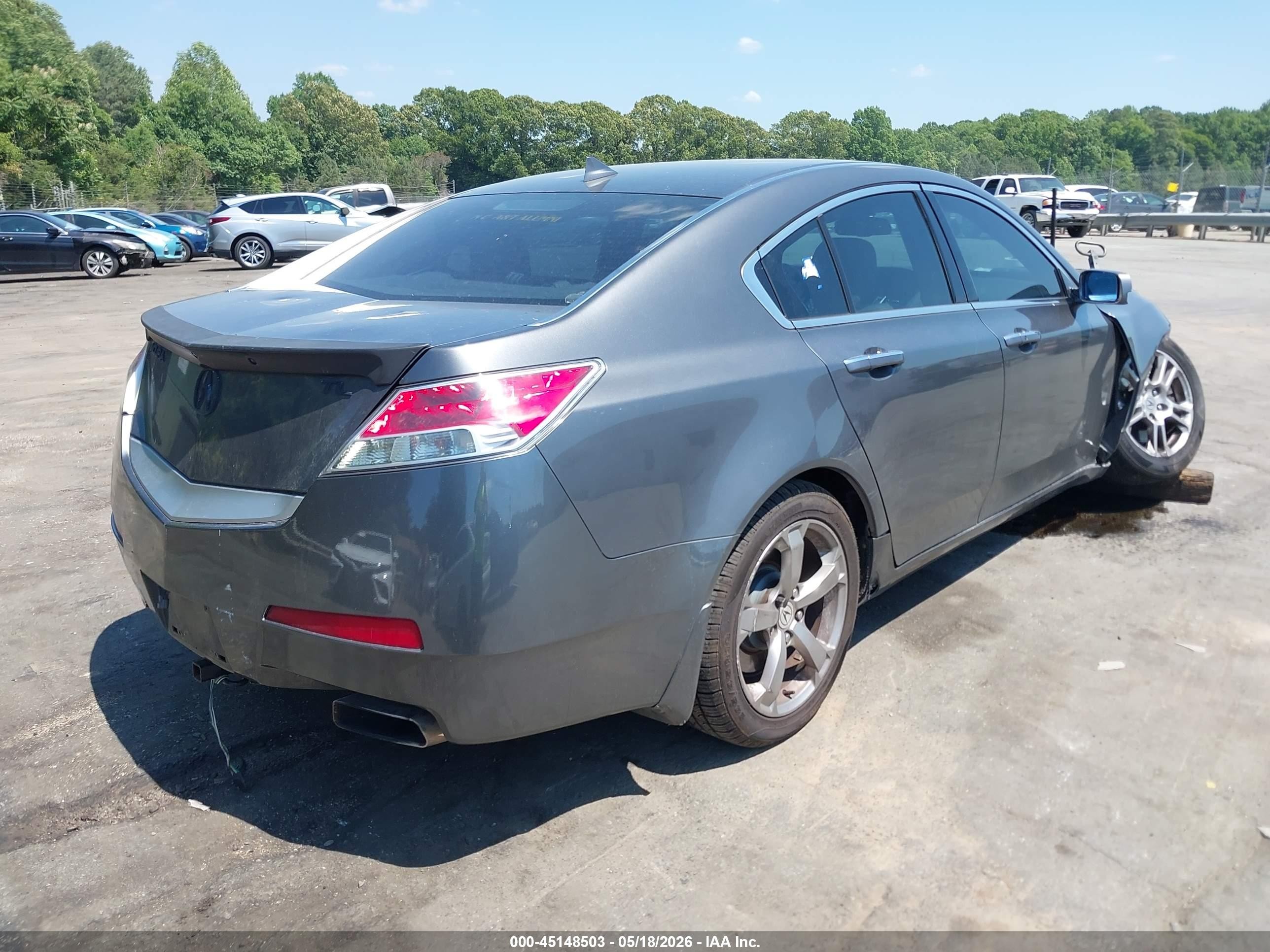2010 Acura Tl 3.5 Gray vin: 19UUA8F50AA010038