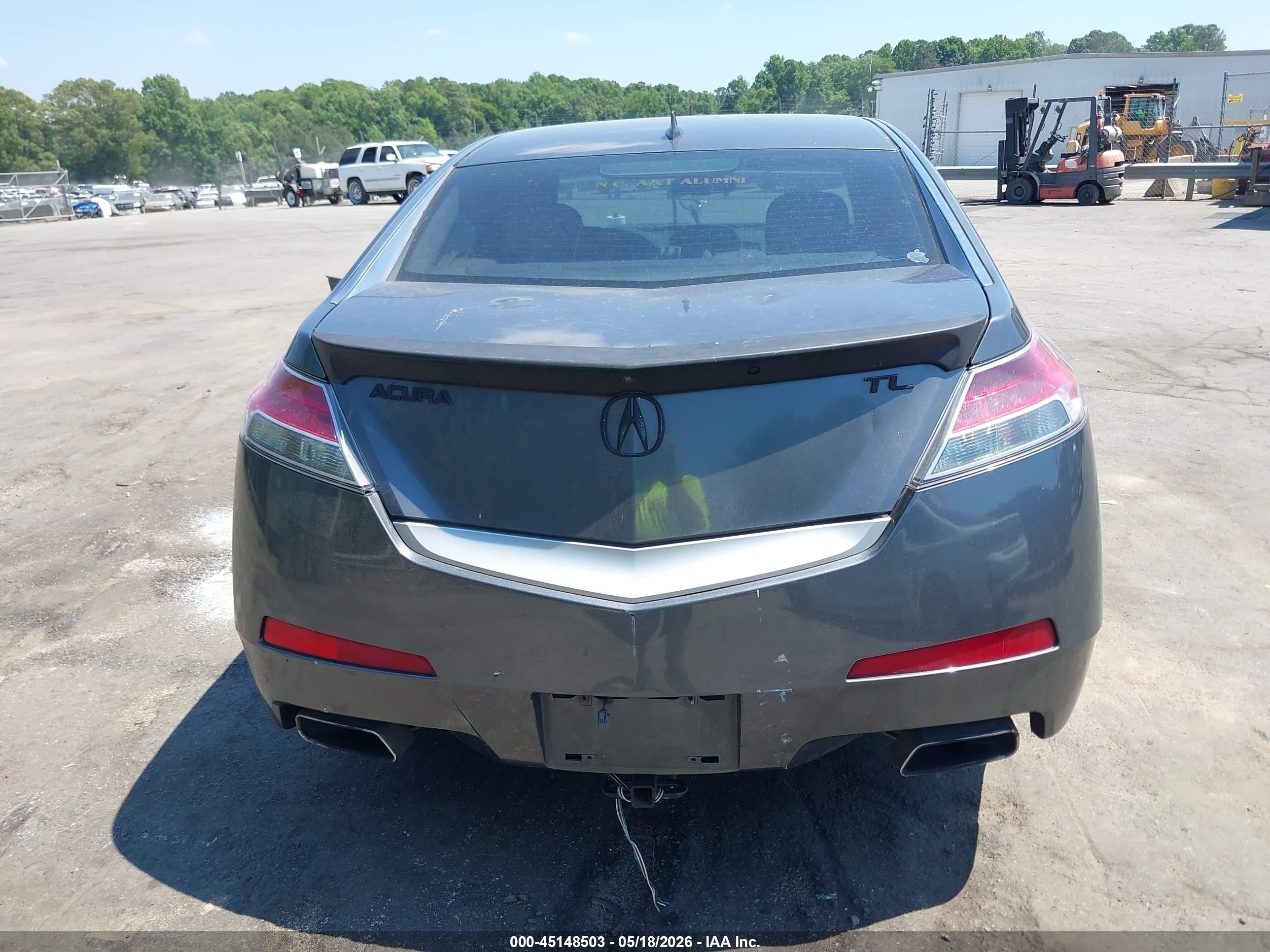 2010 Acura Tl 3.5 Gray vin: 19UUA8F50AA010038