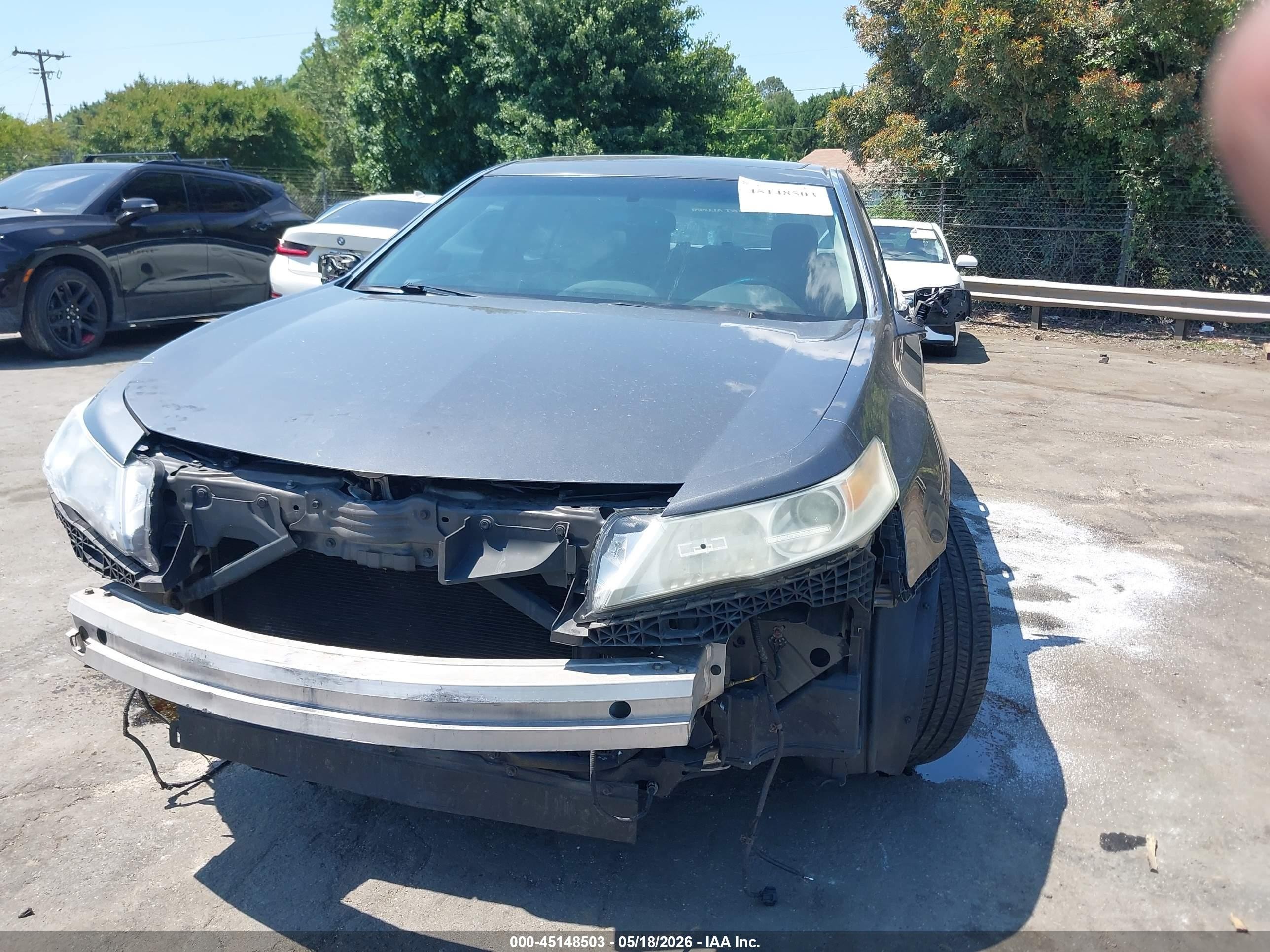 2010 Acura Tl 3.5 Gray vin: 19UUA8F50AA010038
