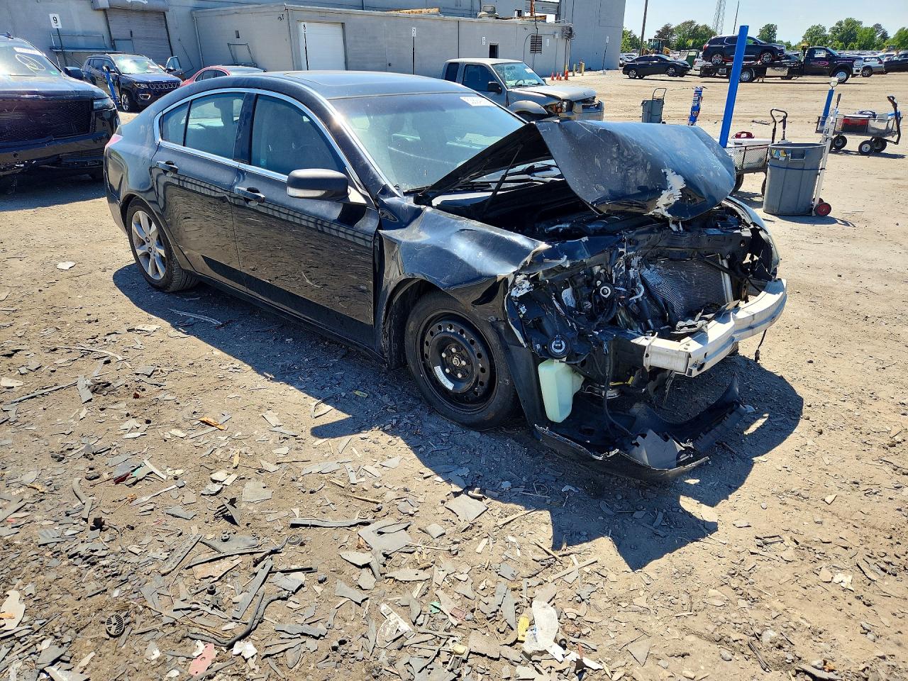 2012 Acura Tl Black vin: 19UUA8F50CA009555