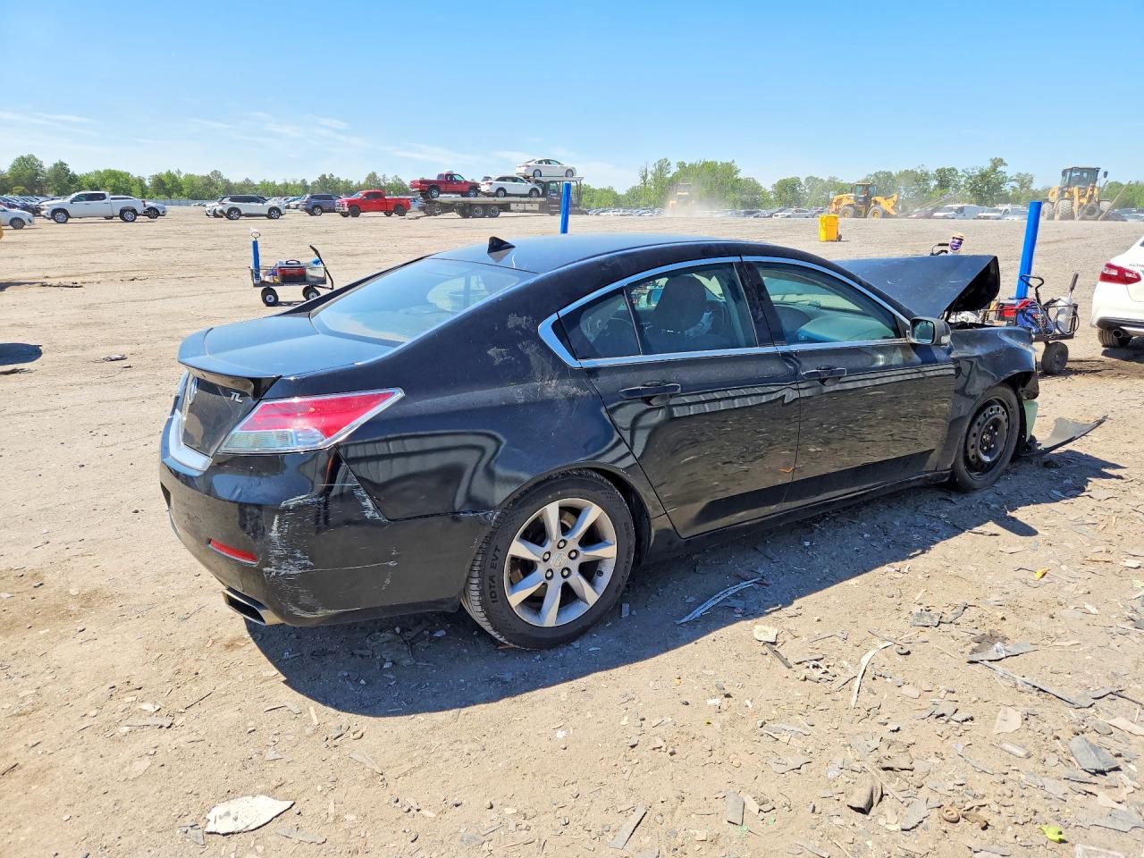 2012 Acura Tl Black vin: 19UUA8F50CA009555