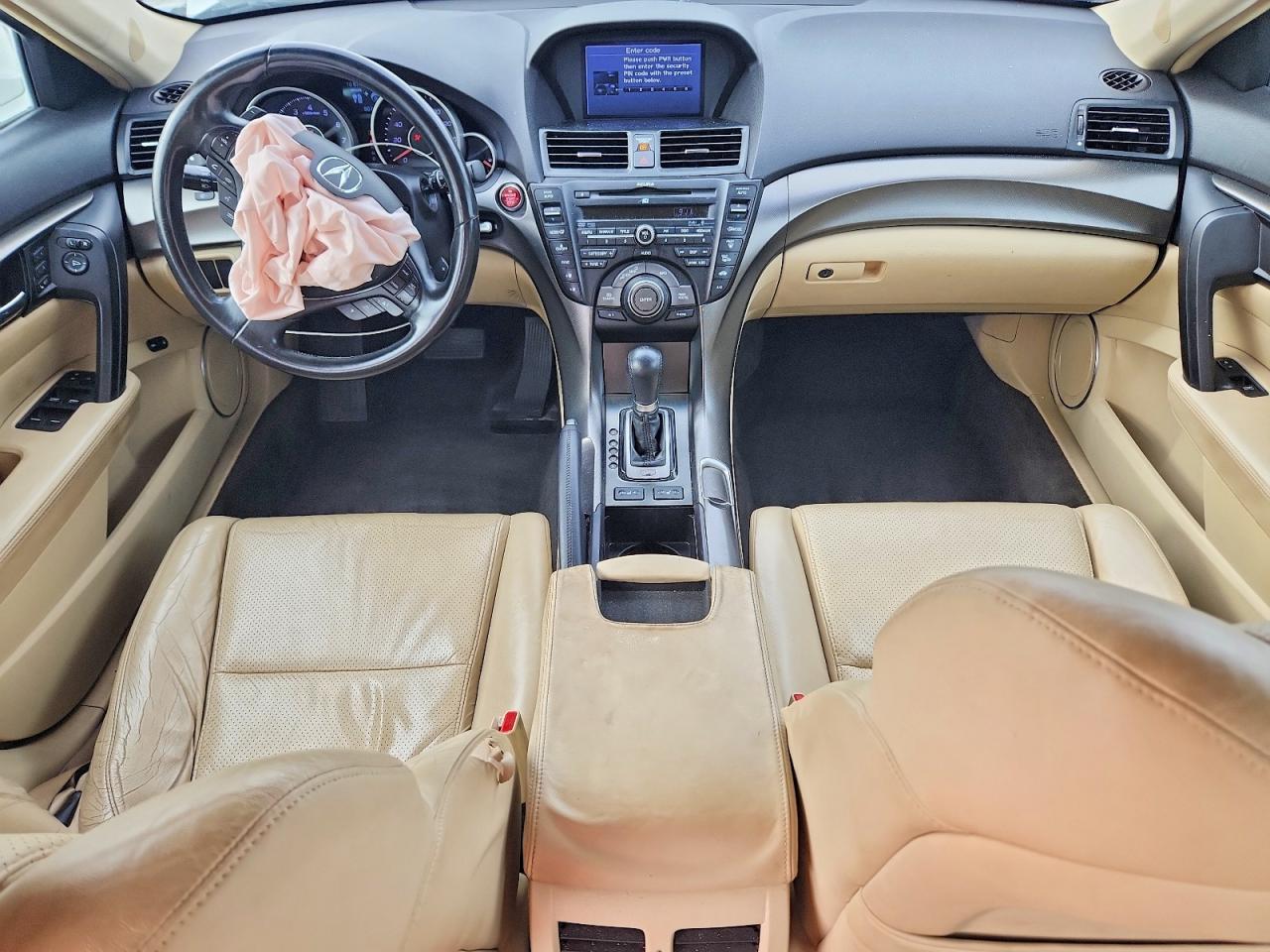 2012 Acura Tl White vin: 19UUA8F50CA015615
