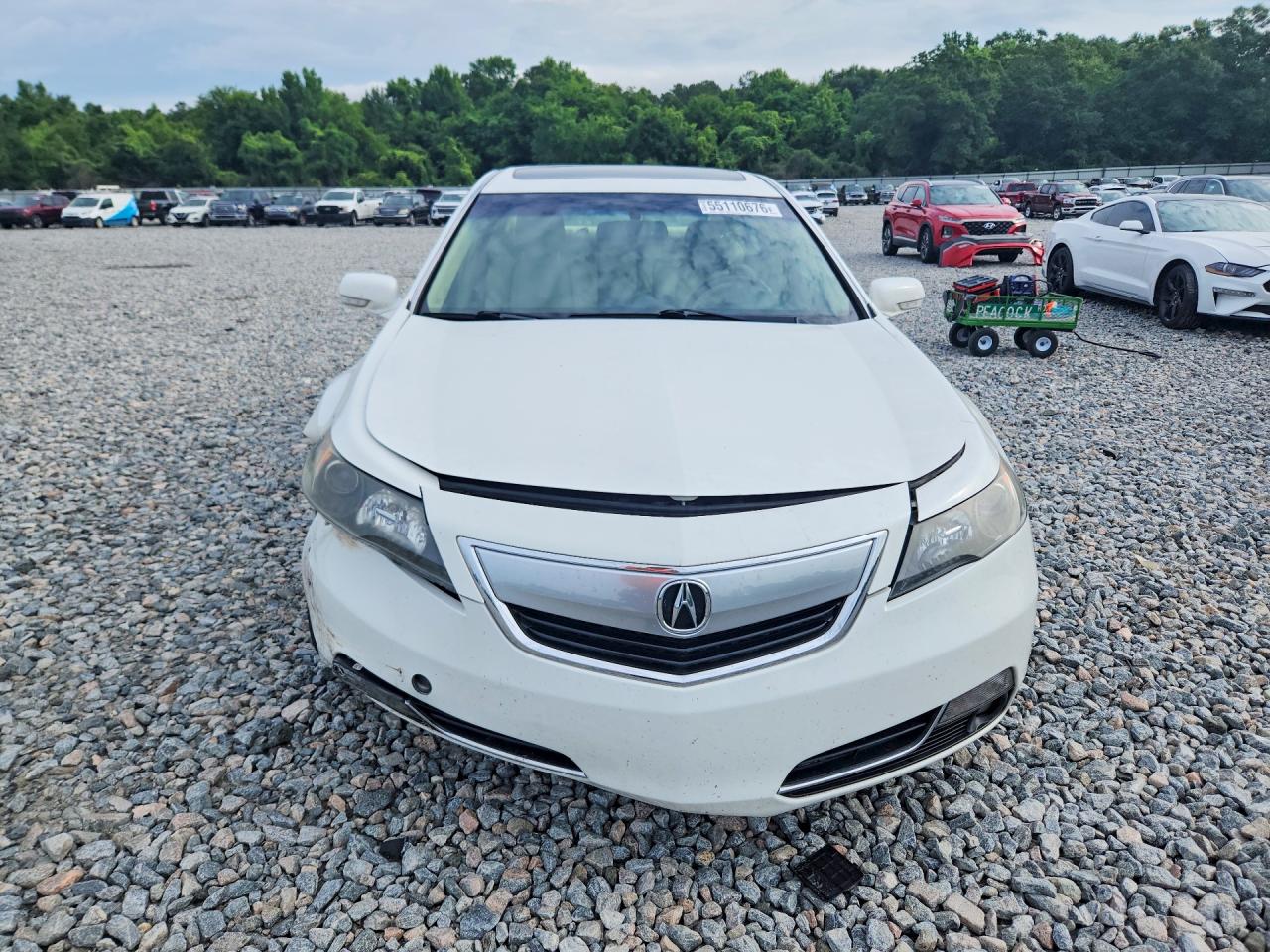 2012 Acura Tl White vin: 19UUA8F50CA015615