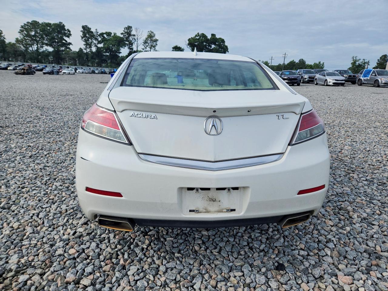 2012 Acura Tl White vin: 19UUA8F50CA015615