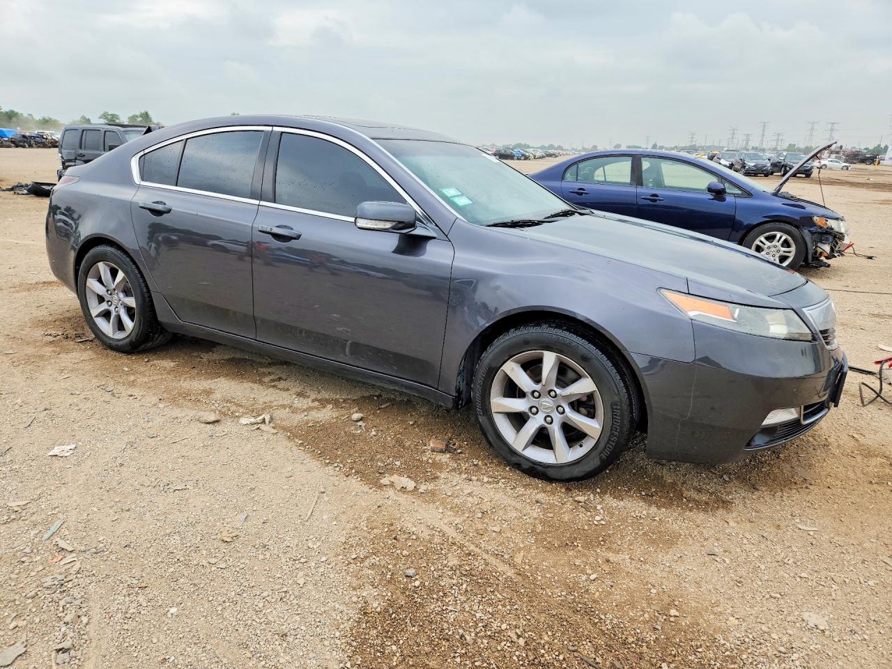 2012 Acura Tl Gray vin: 19UUA8F50CA021866
