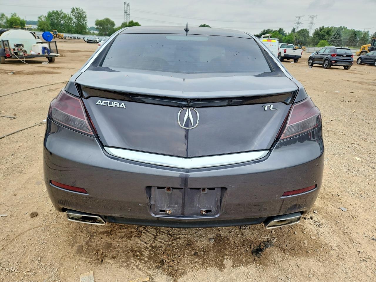 2012 Acura Tl Gray vin: 19UUA8F50CA021866