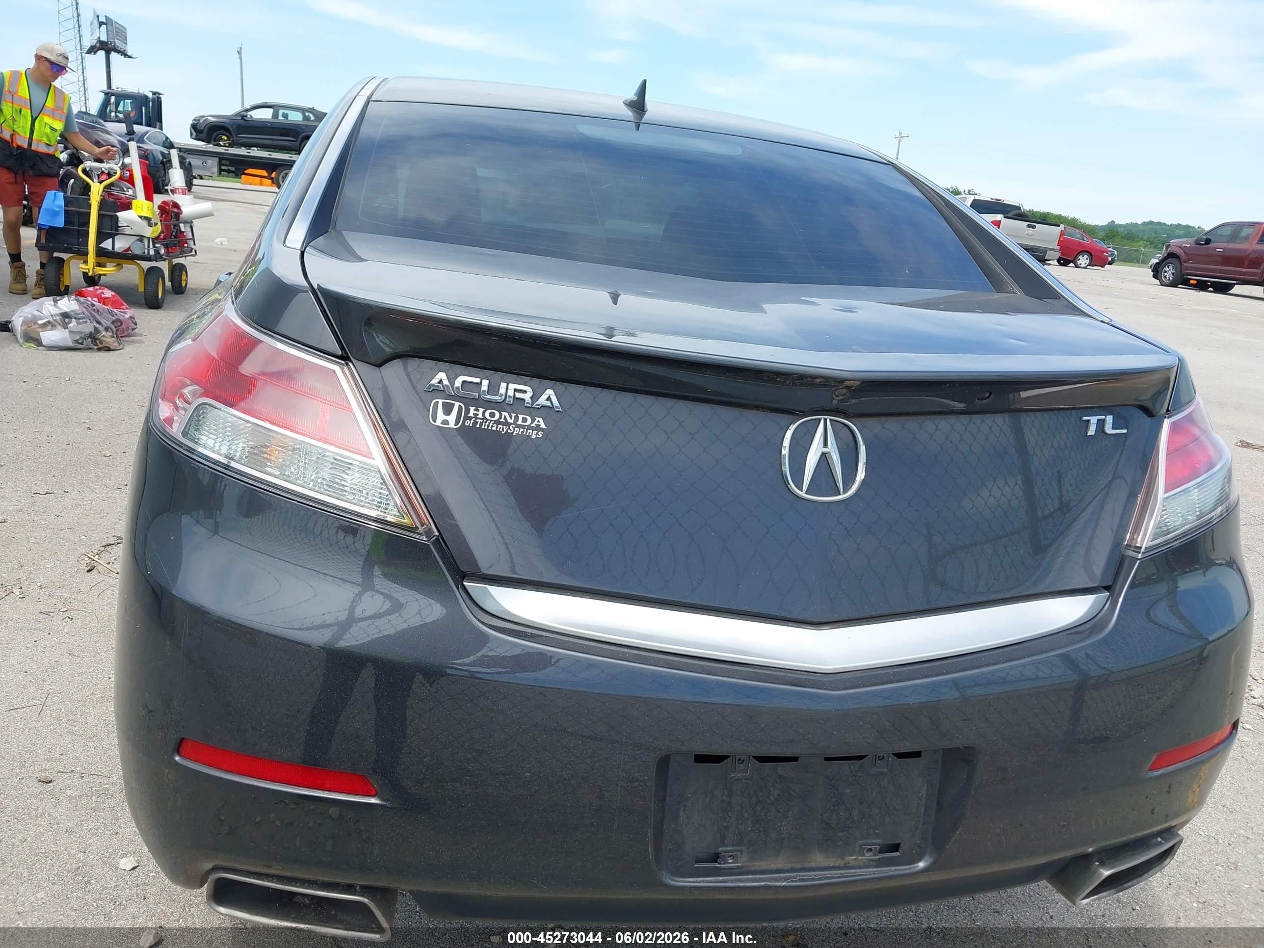 2012 Acura Tl 3.5 Black vin: 19UUA8F50CA026100