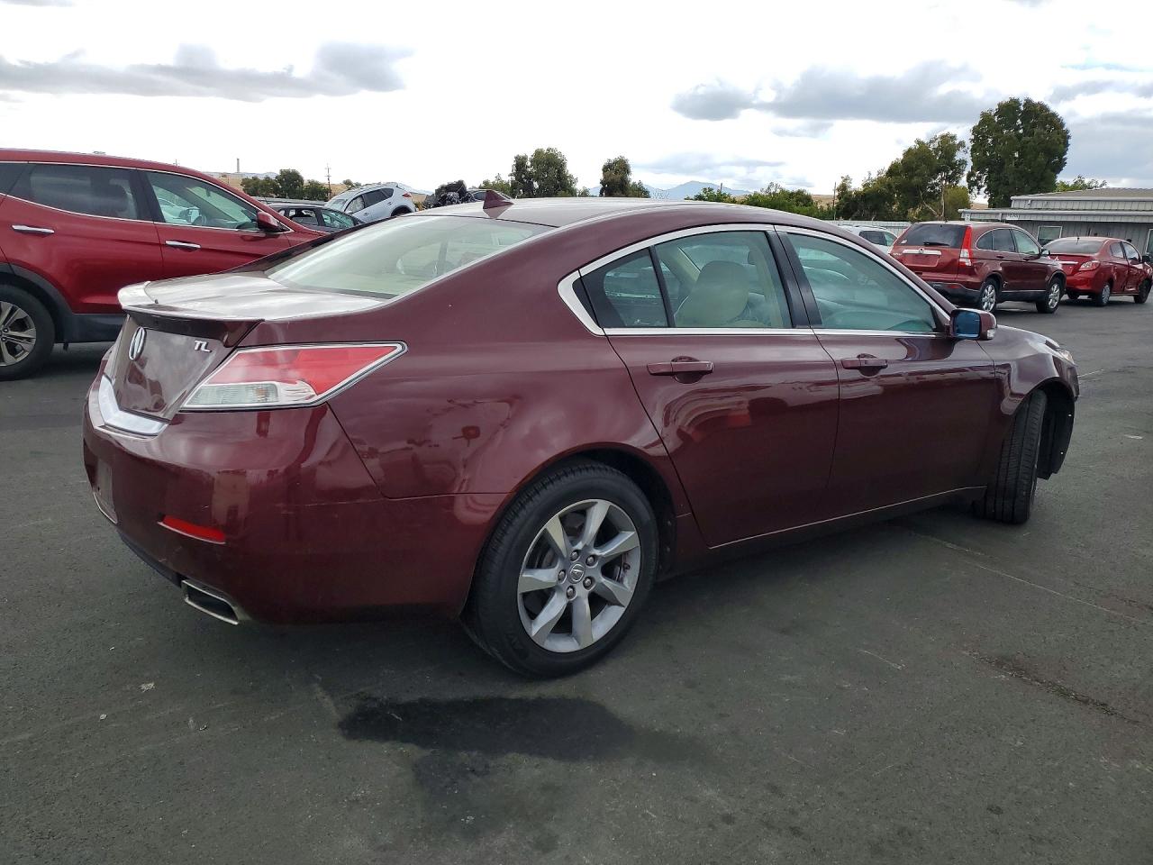 2012 Acura Tl Burgundy vin: 19UUA8F50CA027280