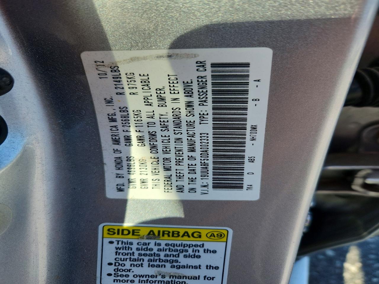 2013 Acura Tl Tech Silver vin: 19UUA8F50DA002333