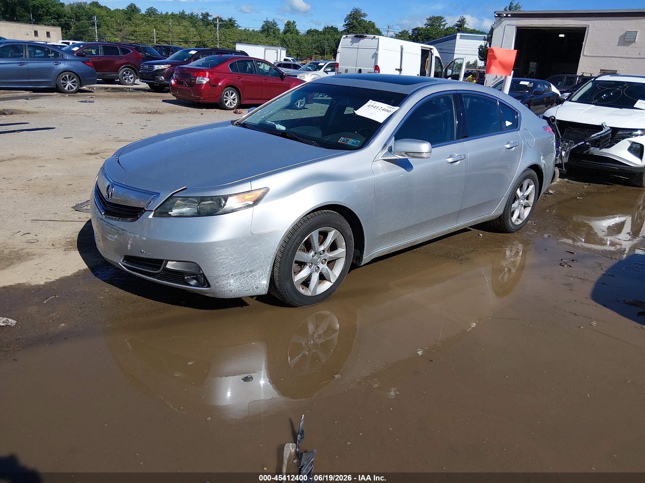 2013 Acura Tl 3.5 Silver vin: 19UUA8F50DA008391