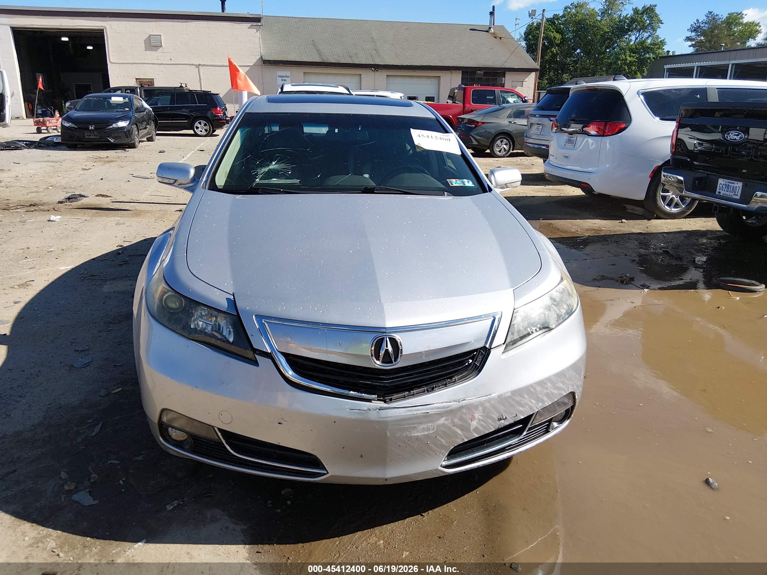 2013 Acura Tl 3.5 Silver vin: 19UUA8F50DA008391