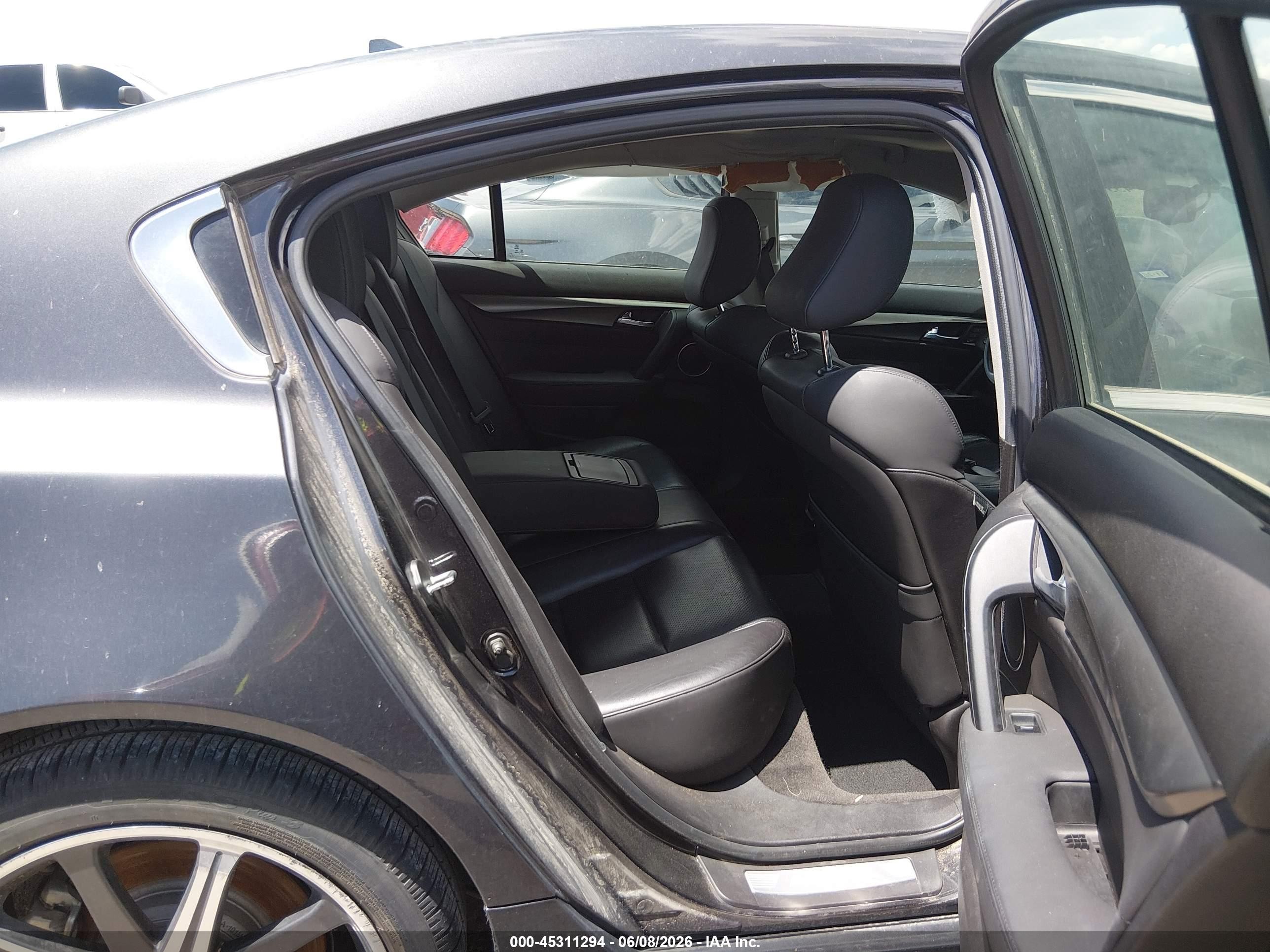 2014 Acura Tl 3.5 Black vin: 19UUA8F50EA005489