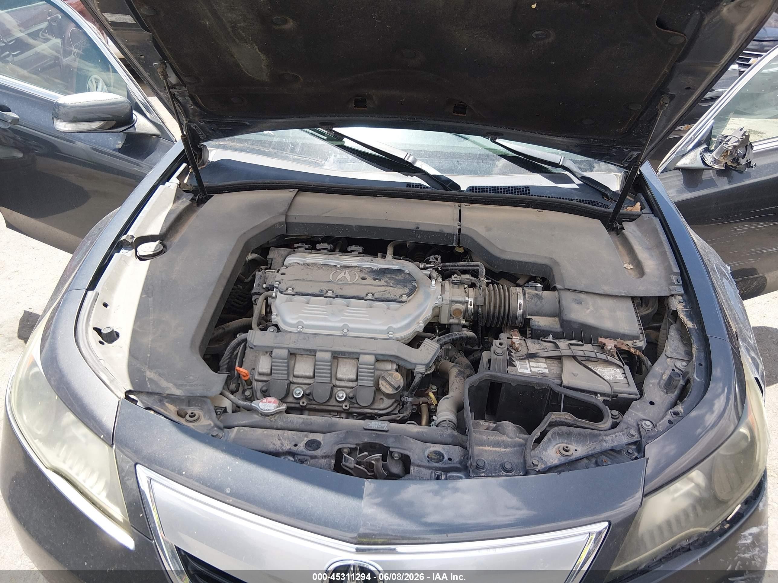 2014 Acura Tl 3.5 Black vin: 19UUA8F50EA005489