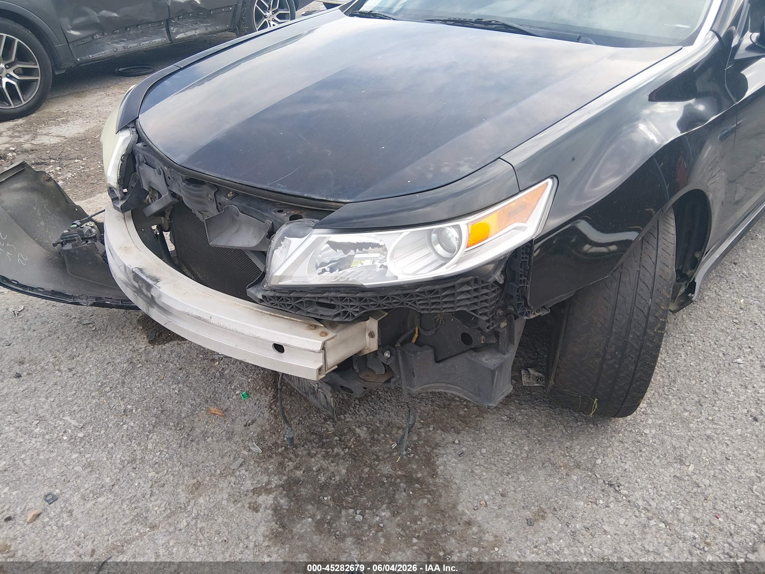 2010 Acura Tl 3.5 Black vin: 19UUA8F51AA019590