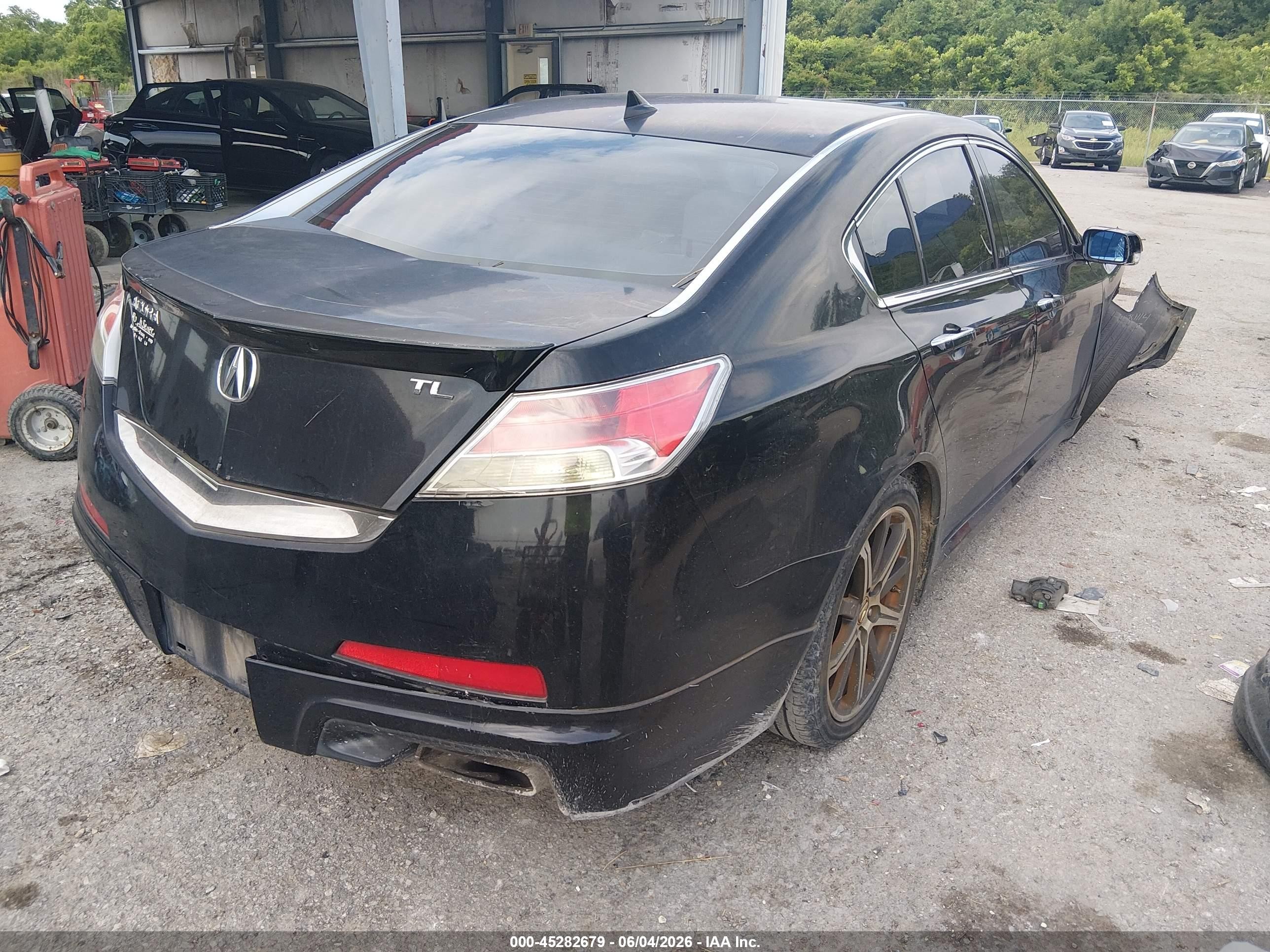 2010 Acura Tl 3.5 Black vin: 19UUA8F51AA019590