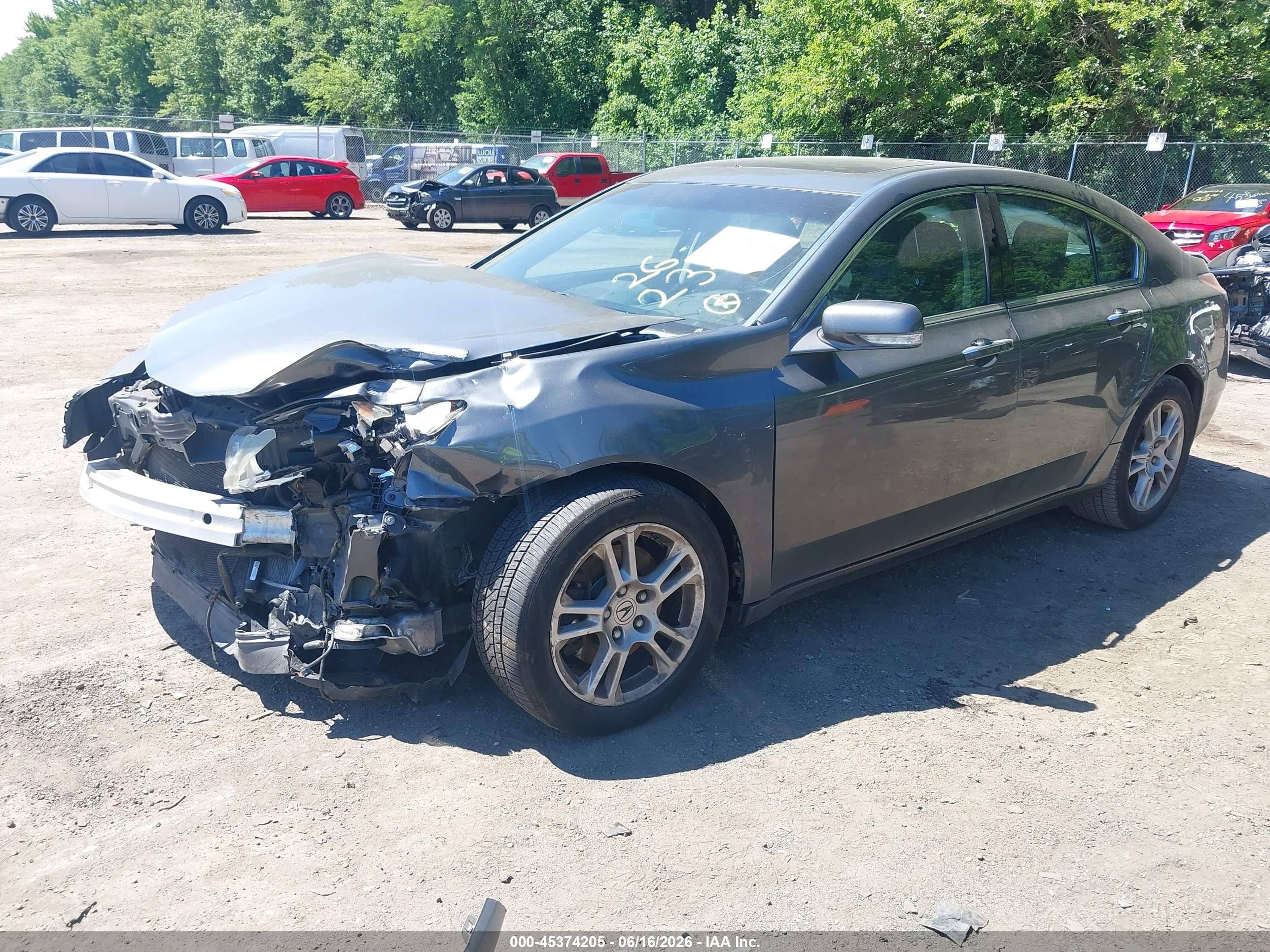 2011 Acura Tl 3.5 Gray vin: 19UUA8F51BA006498