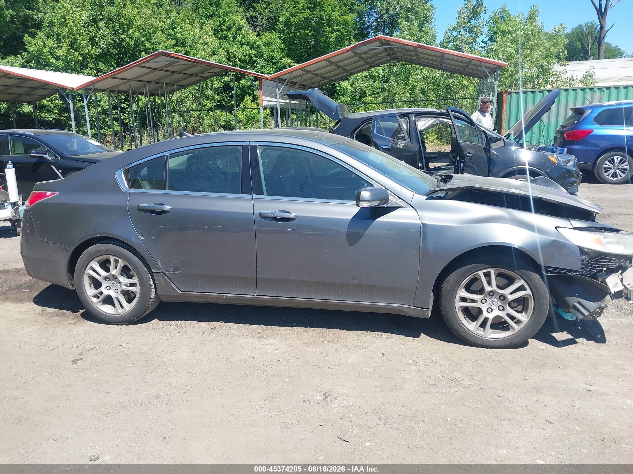 2011 Acura Tl 3.5 Gray vin: 19UUA8F51BA006498