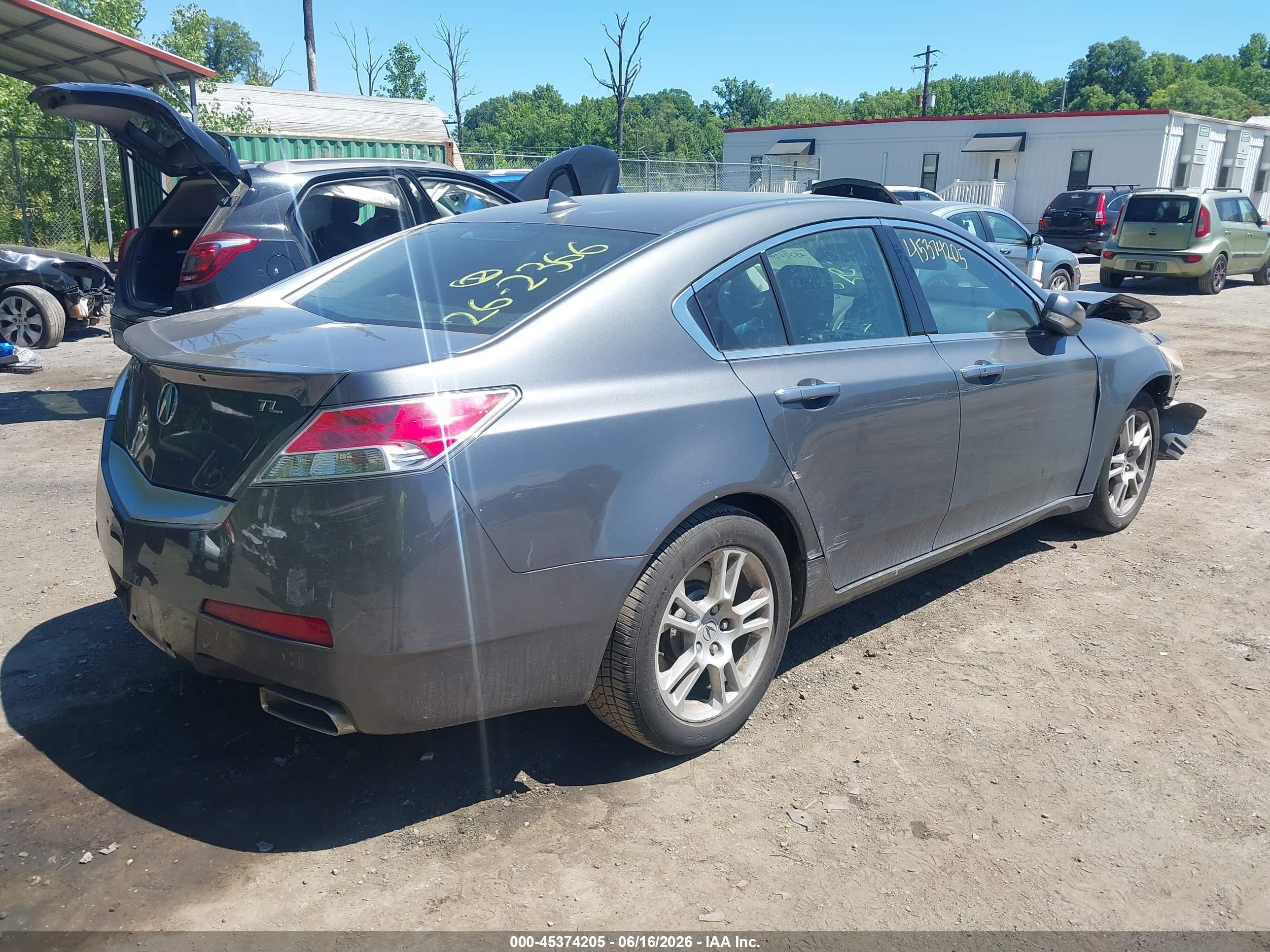 2011 Acura Tl 3.5 Gray vin: 19UUA8F51BA006498