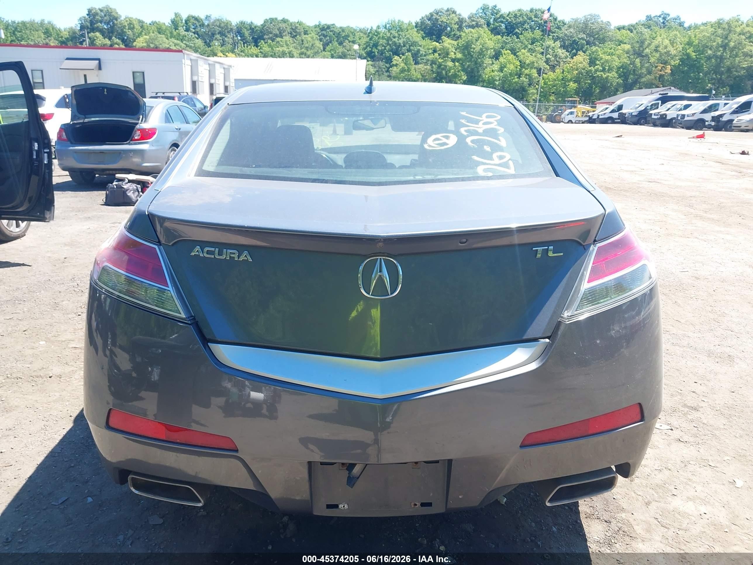 2011 Acura Tl 3.5 Gray vin: 19UUA8F51BA006498