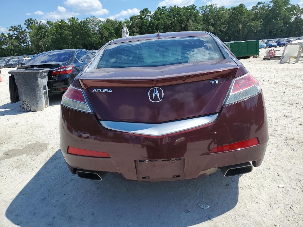 2011 Acura Tl Burgundy vin: 19UUA8F51BA007778