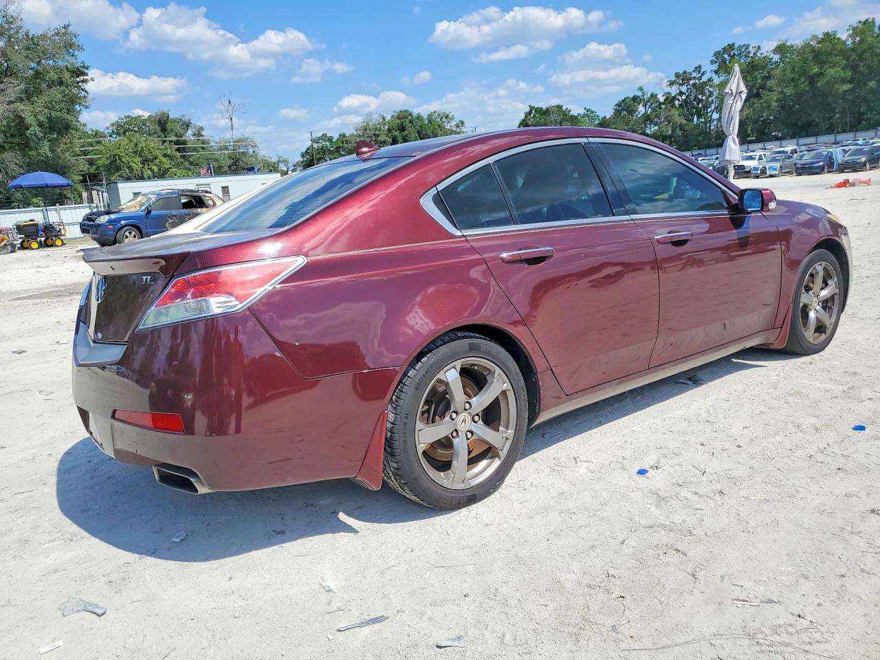 2011 Acura Tl Burgundy vin: 19UUA8F51BA007778