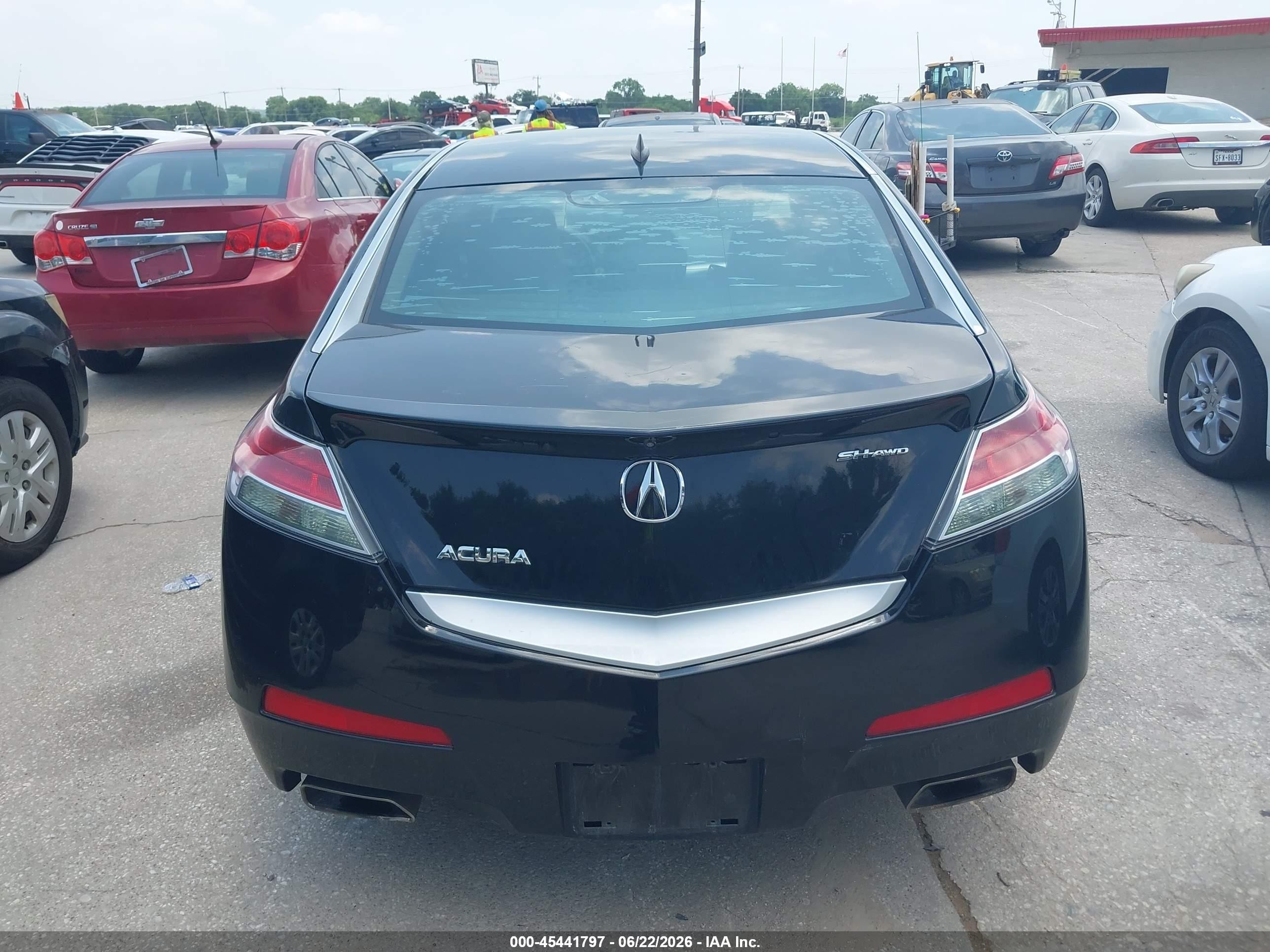 2011 Acura Tl 3.5 Black vin: 19UUA8F51BA008946