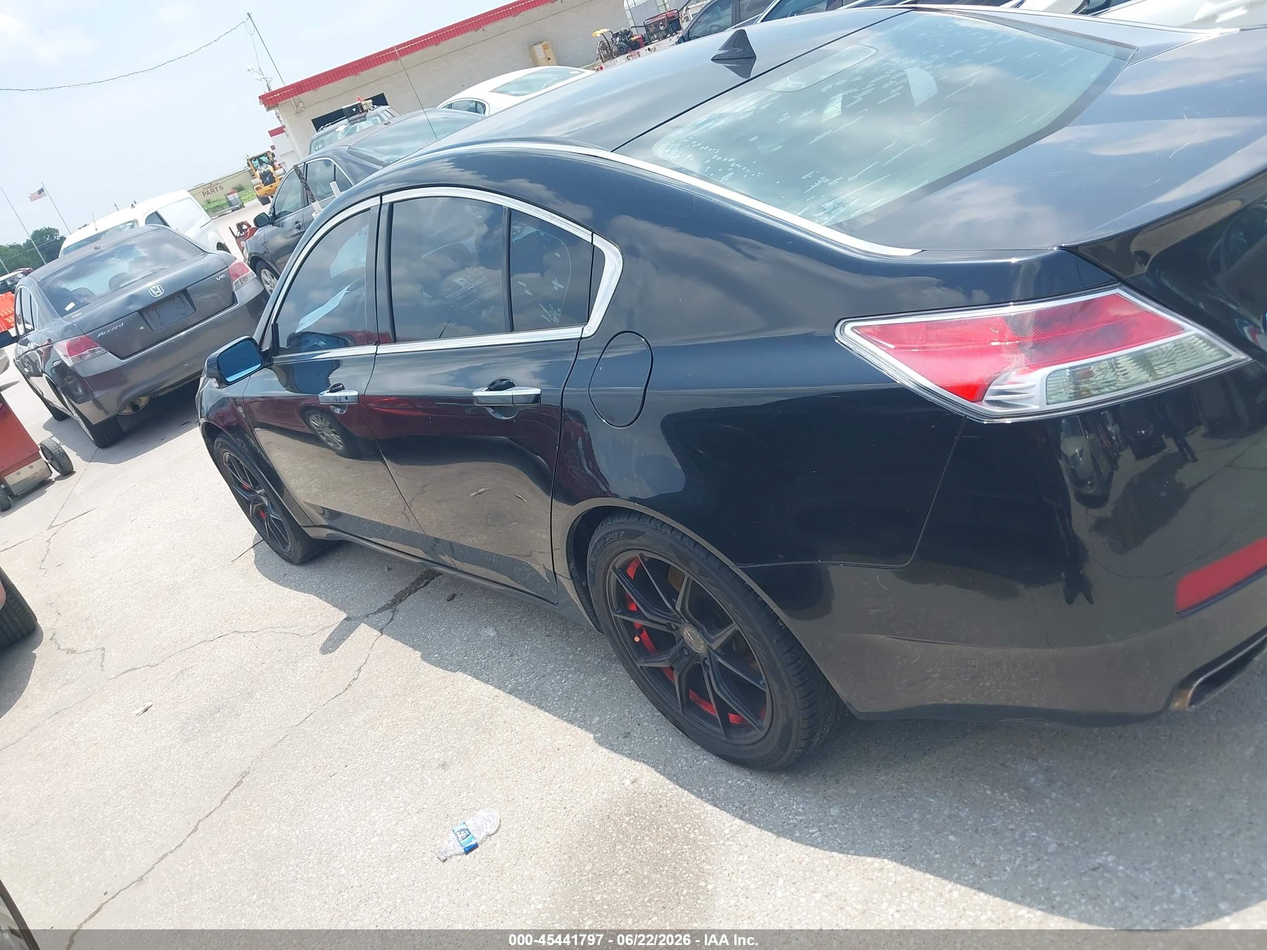 2011 Acura Tl 3.5 Black vin: 19UUA8F51BA008946