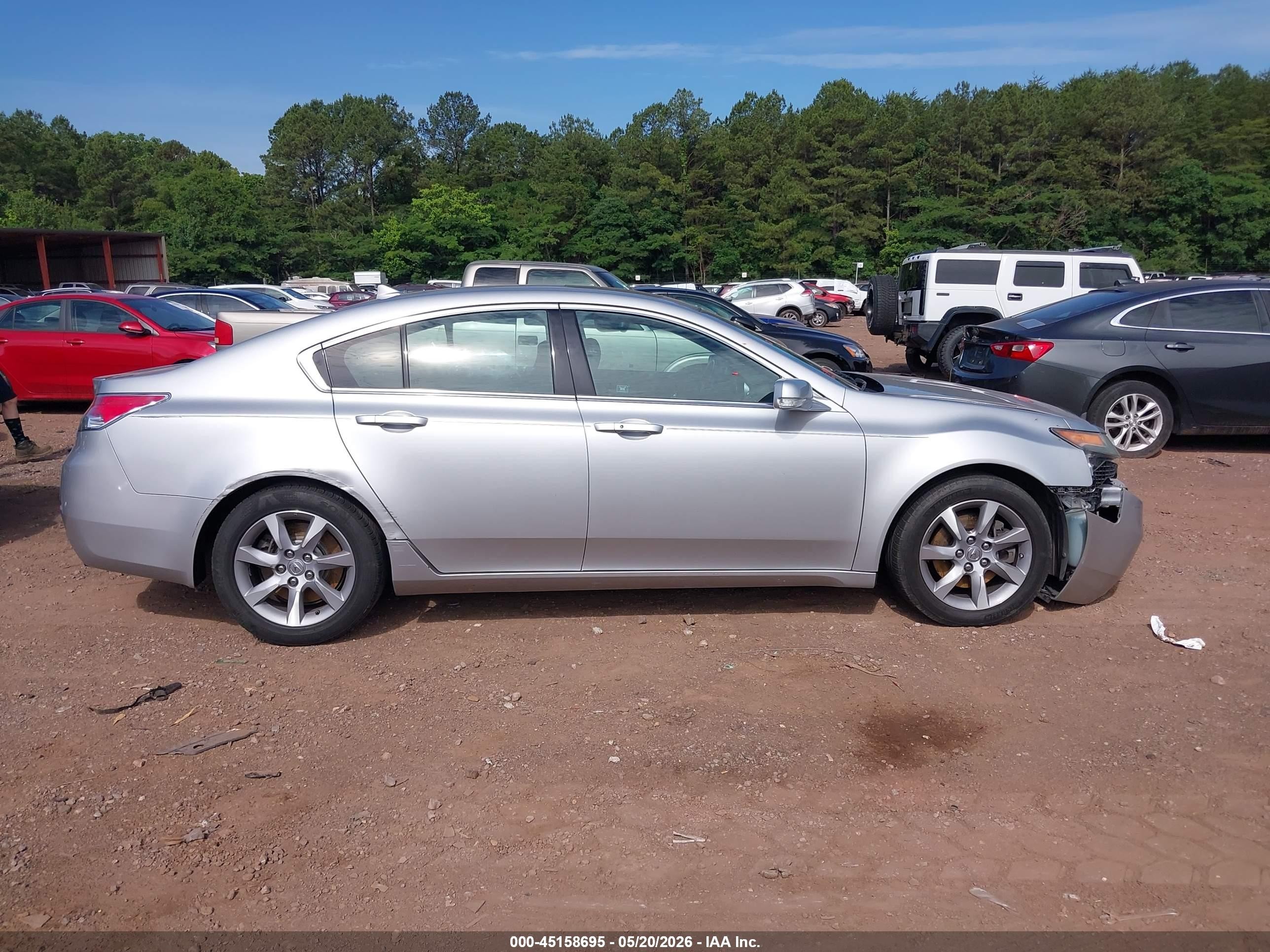 2012 Acura Tl 3.5 Silver vin: 19UUA8F51CA027224