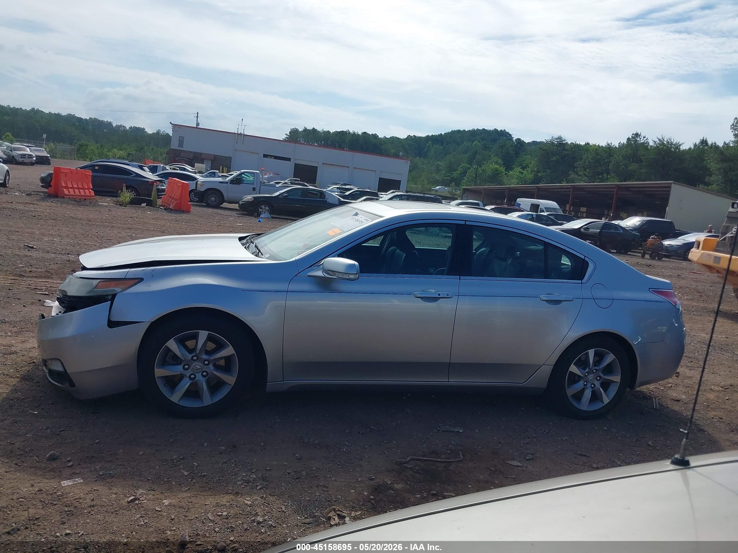 2012 Acura Tl 3.5 Silver vin: 19UUA8F51CA027224